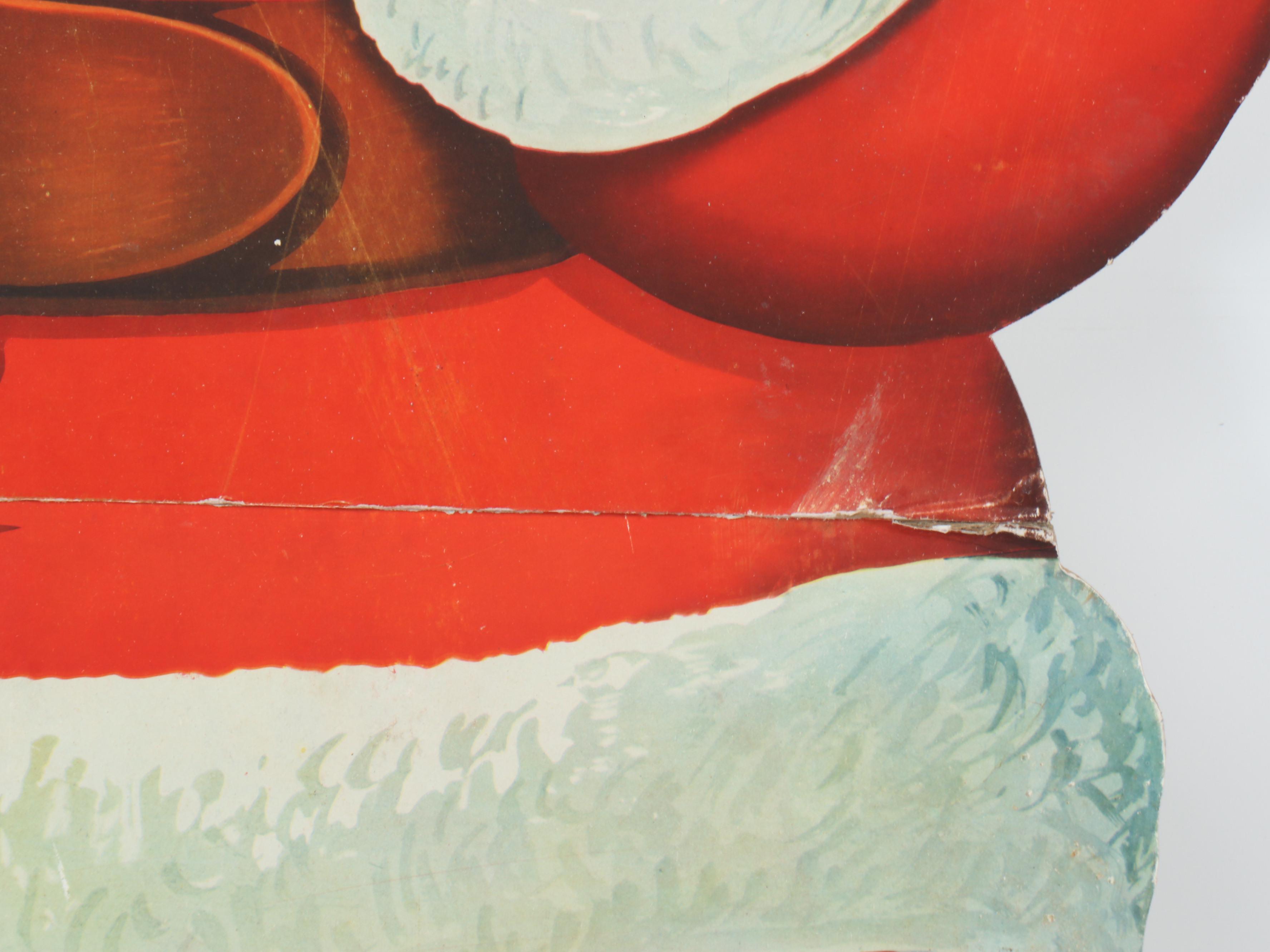 A Merry Christmas and Other Die-cut Vintage Santa Stand-Ups