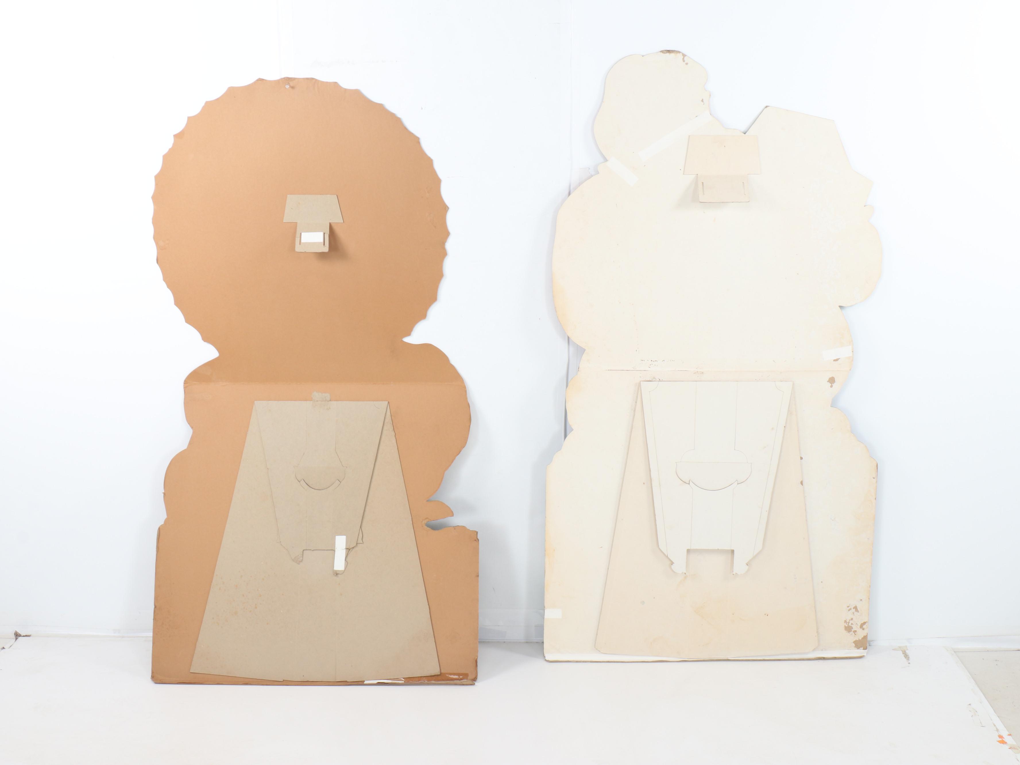 A Merry Christmas and Other Die-cut Vintage Santa Stand-Ups