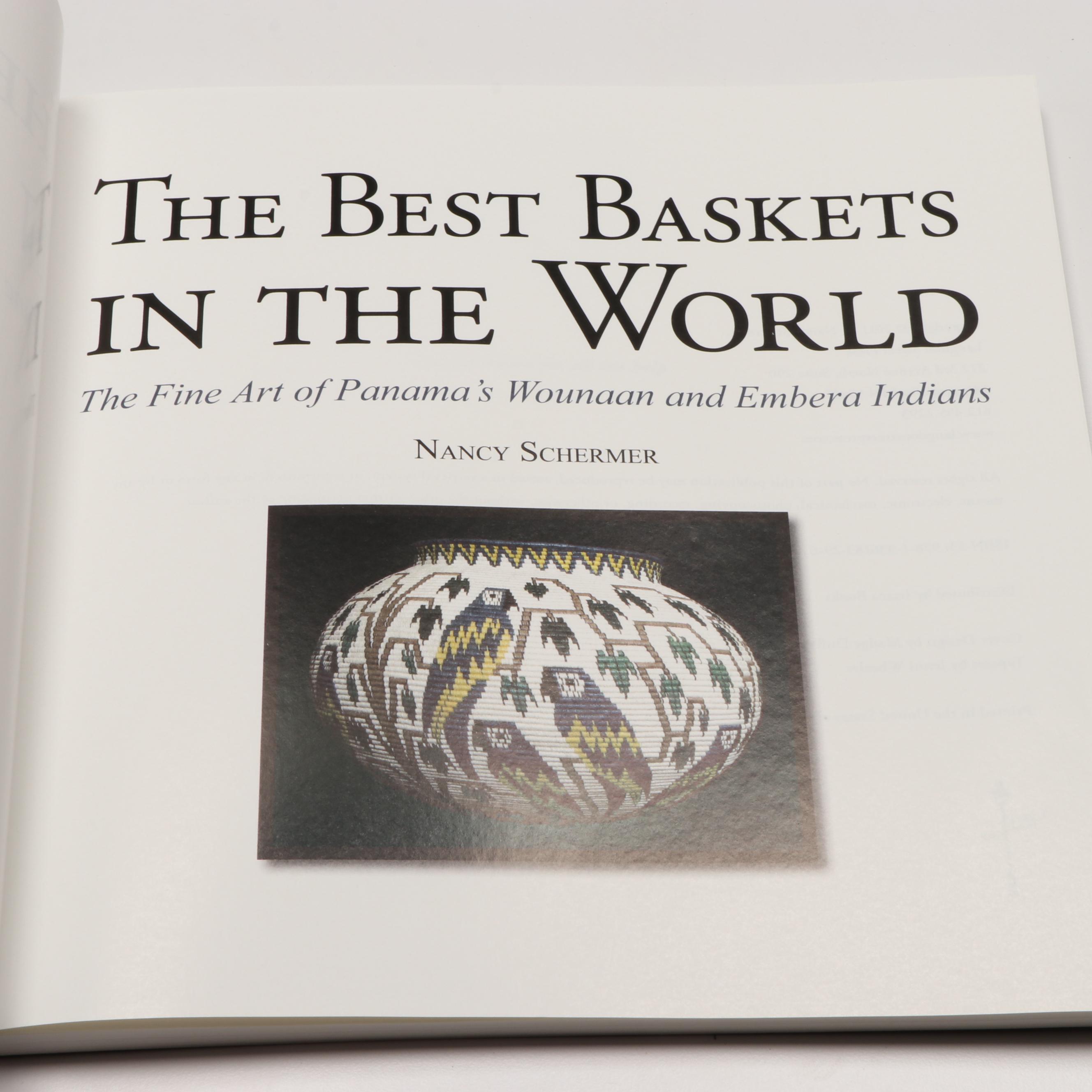 Panamanian Emberá-Wounaan Chunga Fiber Baskets with Owls and Geometric Motifs