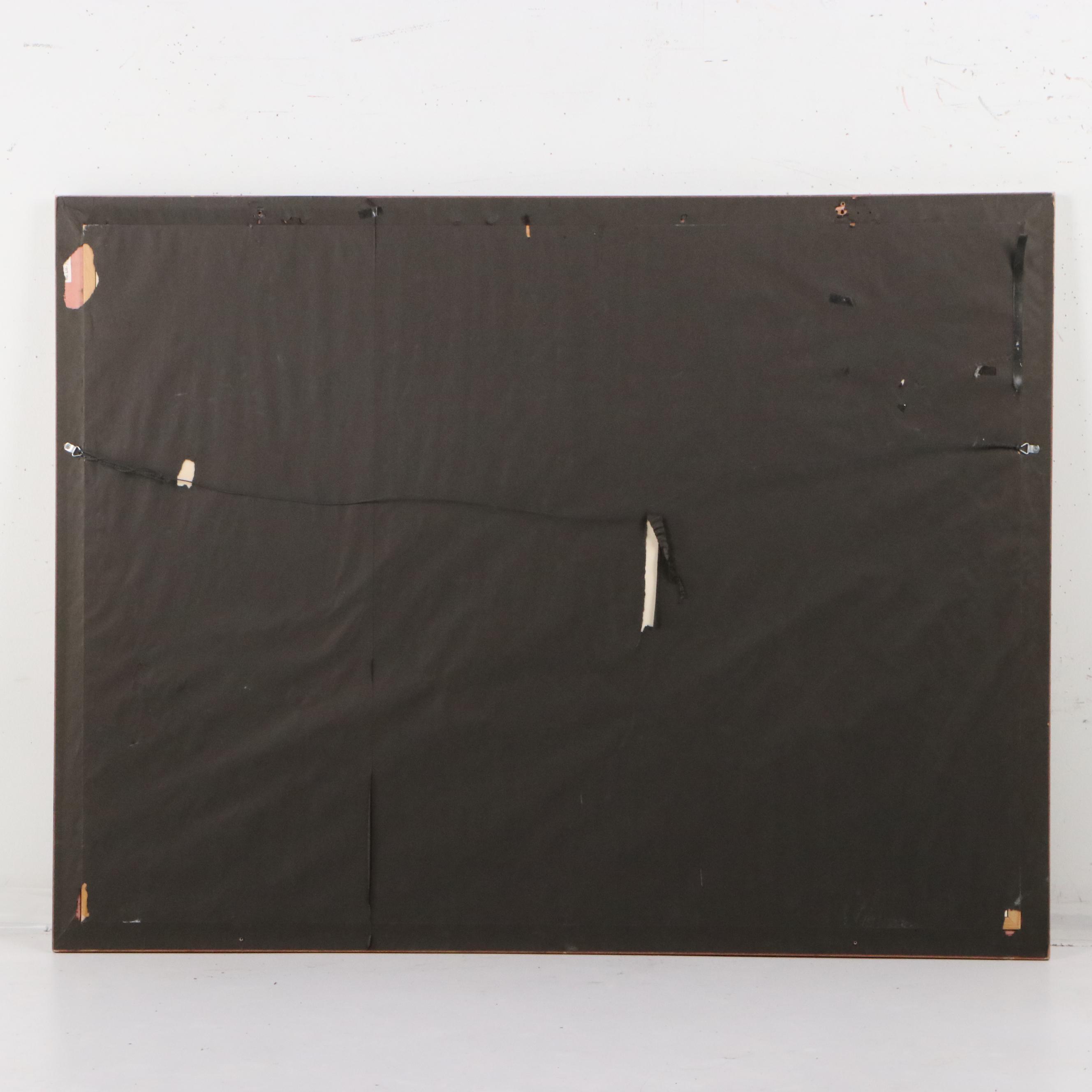 M. Norton Impressionistic Landscape Oil Painting, Late 20th Century