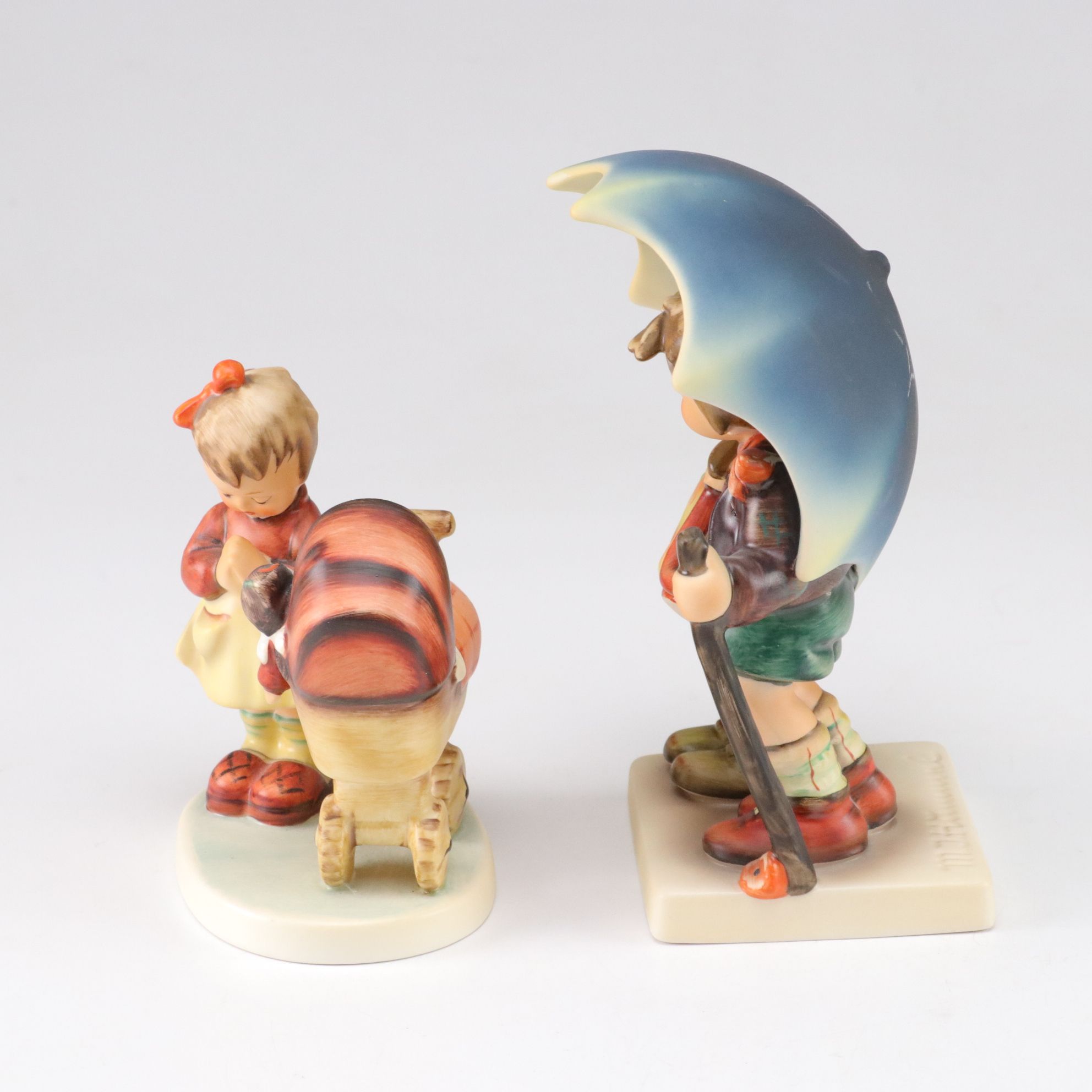 Goebel "Doll Mother" and Other Porcelain Hummel Figurines