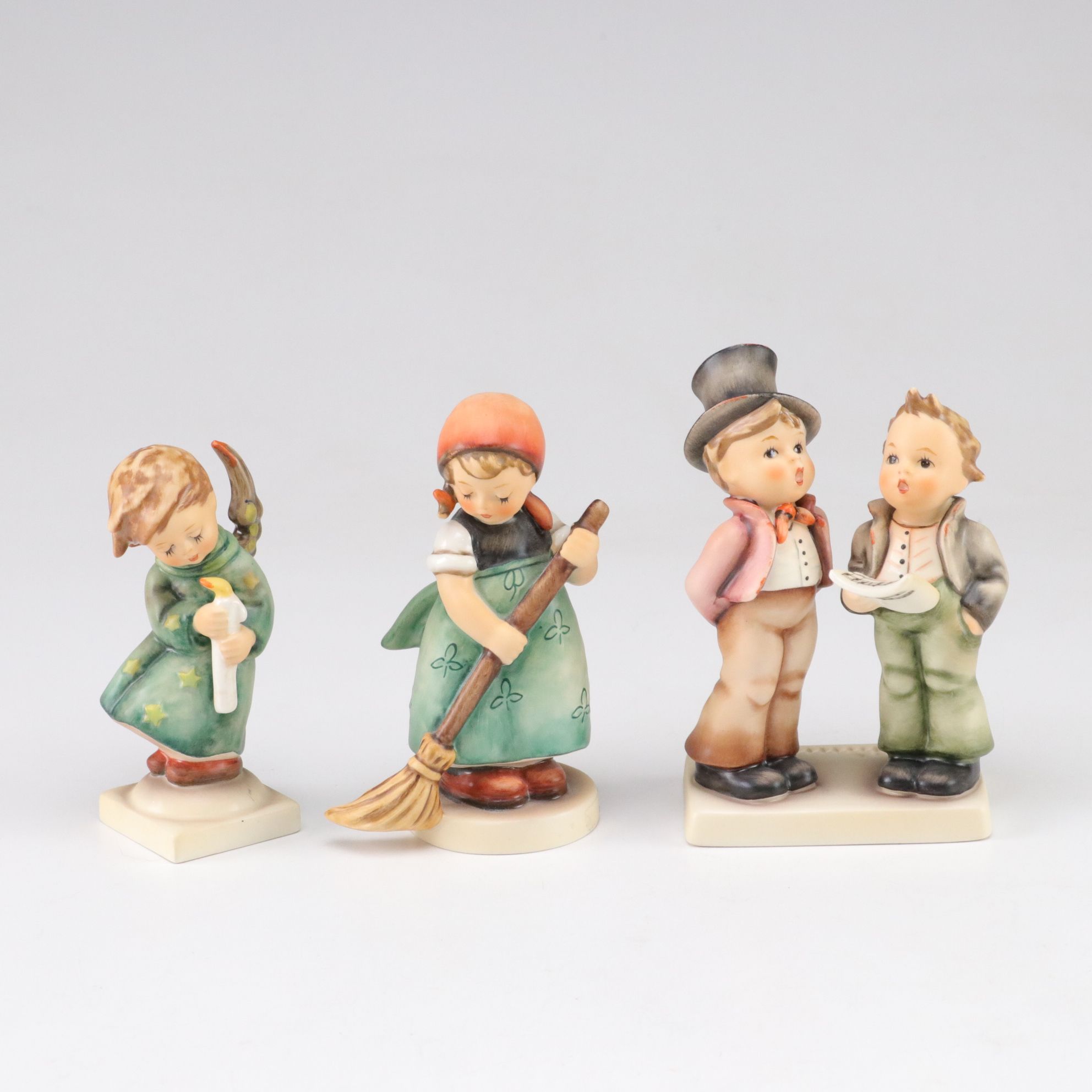 Goebel "Doll Mother" and Other Porcelain Hummel Figurines