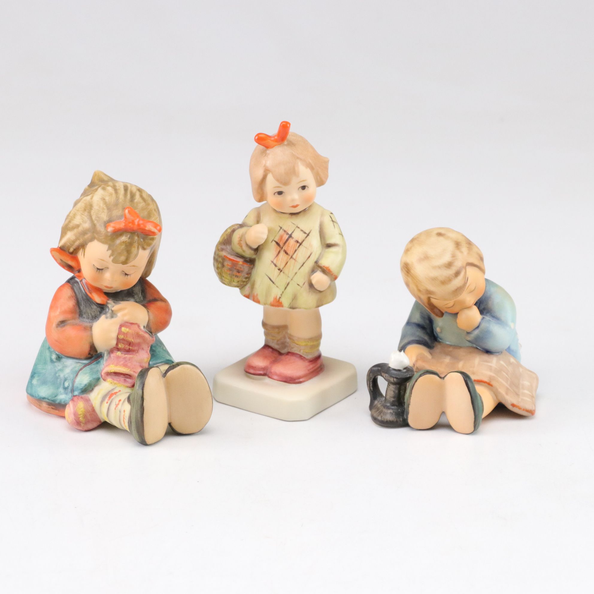 Goebel "Doll Mother" and Other Porcelain Hummel Figurines