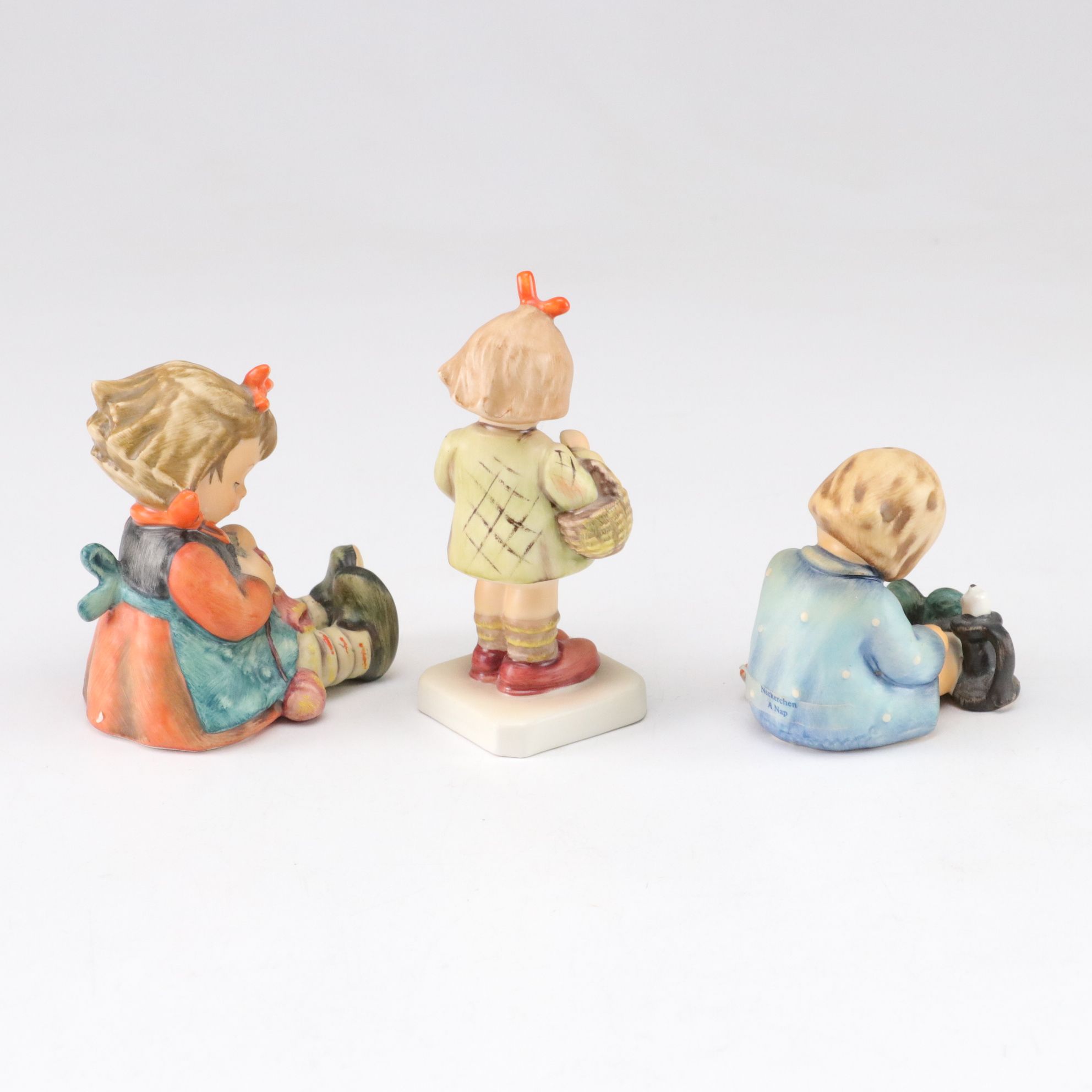 Goebel "Doll Mother" and Other Porcelain Hummel Figurines