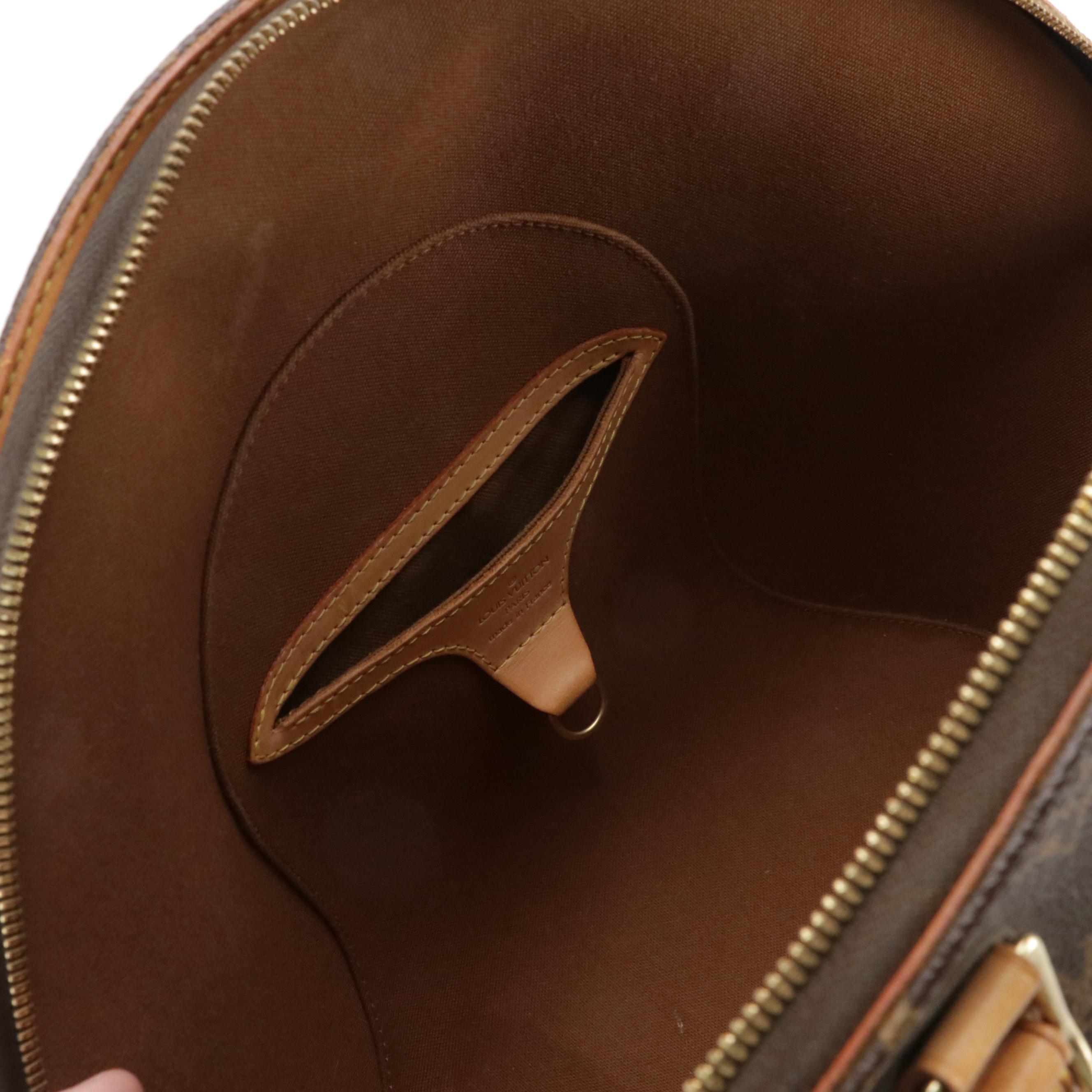 Louis Vuitton Ellipse MM Handbag in Monogram Canvas and Vachetta Leather