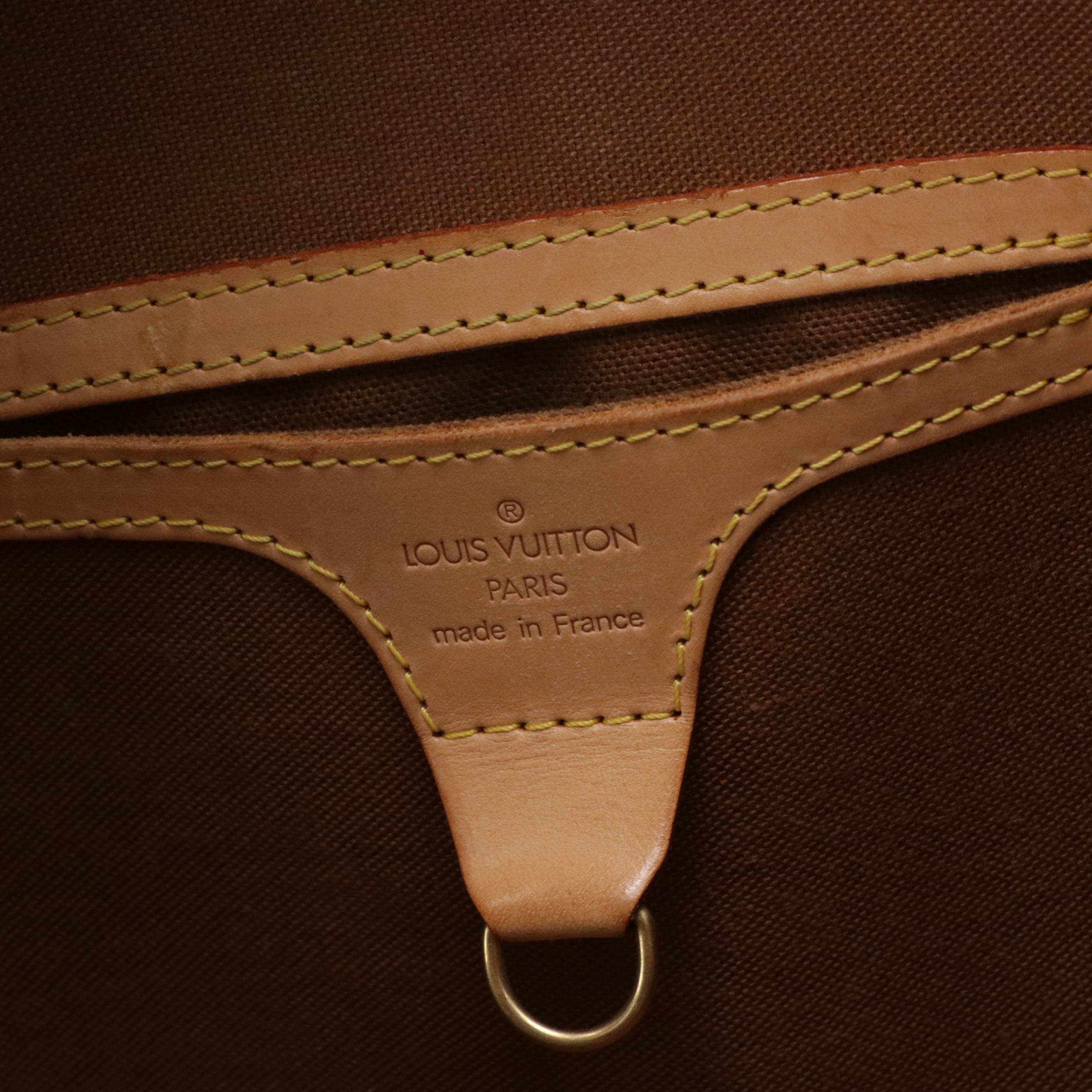 Louis Vuitton Ellipse MM Handbag in Monogram Canvas and Vachetta Leather