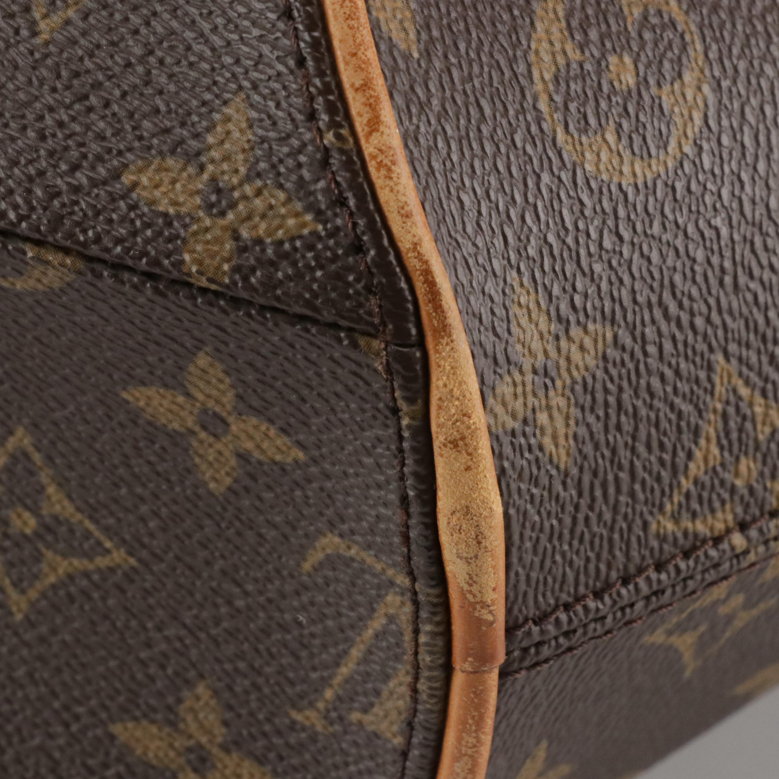 Louis Vuitton Ellipse MM Handbag in Monogram Canvas and Vachetta Leather