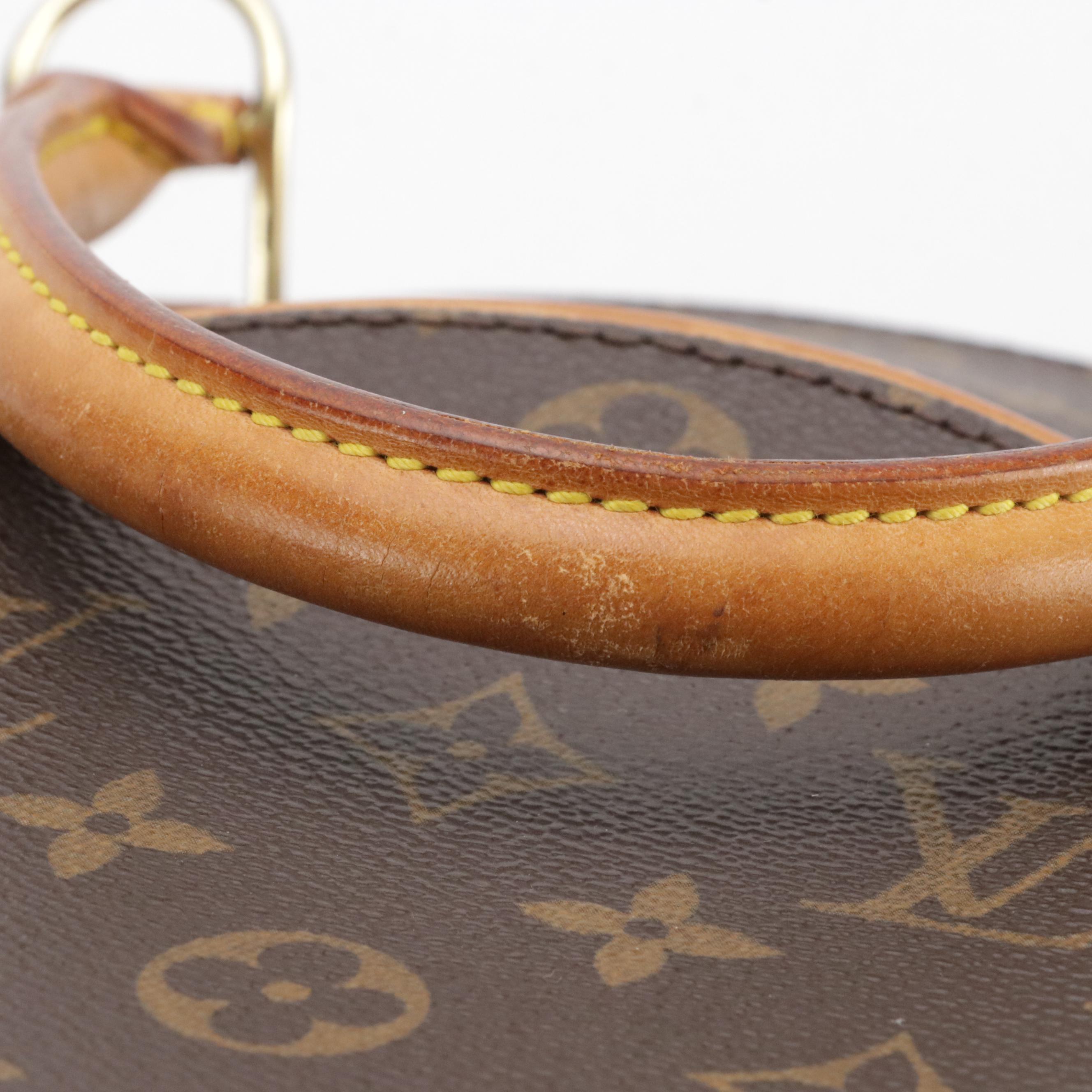 Louis Vuitton Ellipse MM Handbag in Monogram Canvas and Vachetta Leather