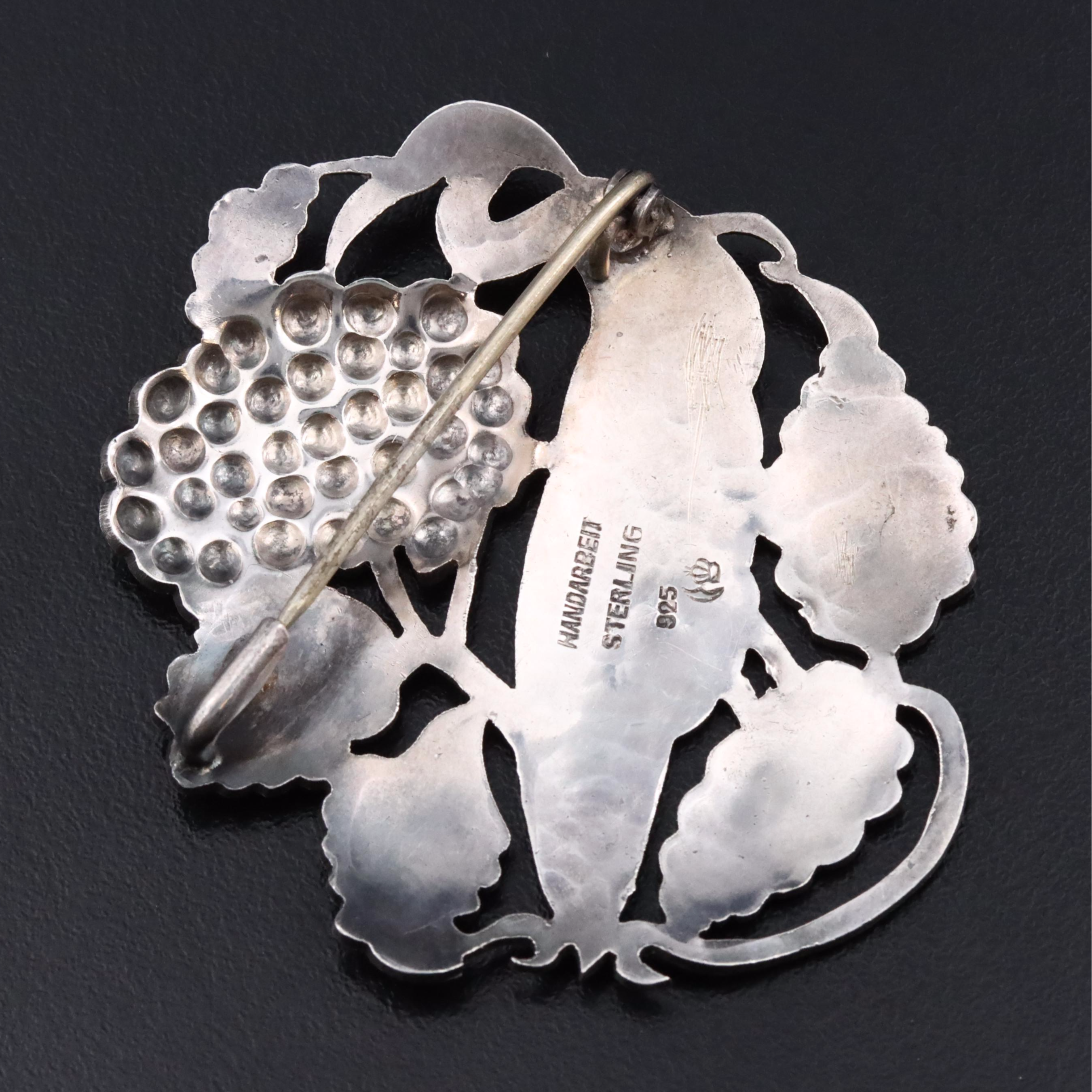 Sterling Phoenix Brooch