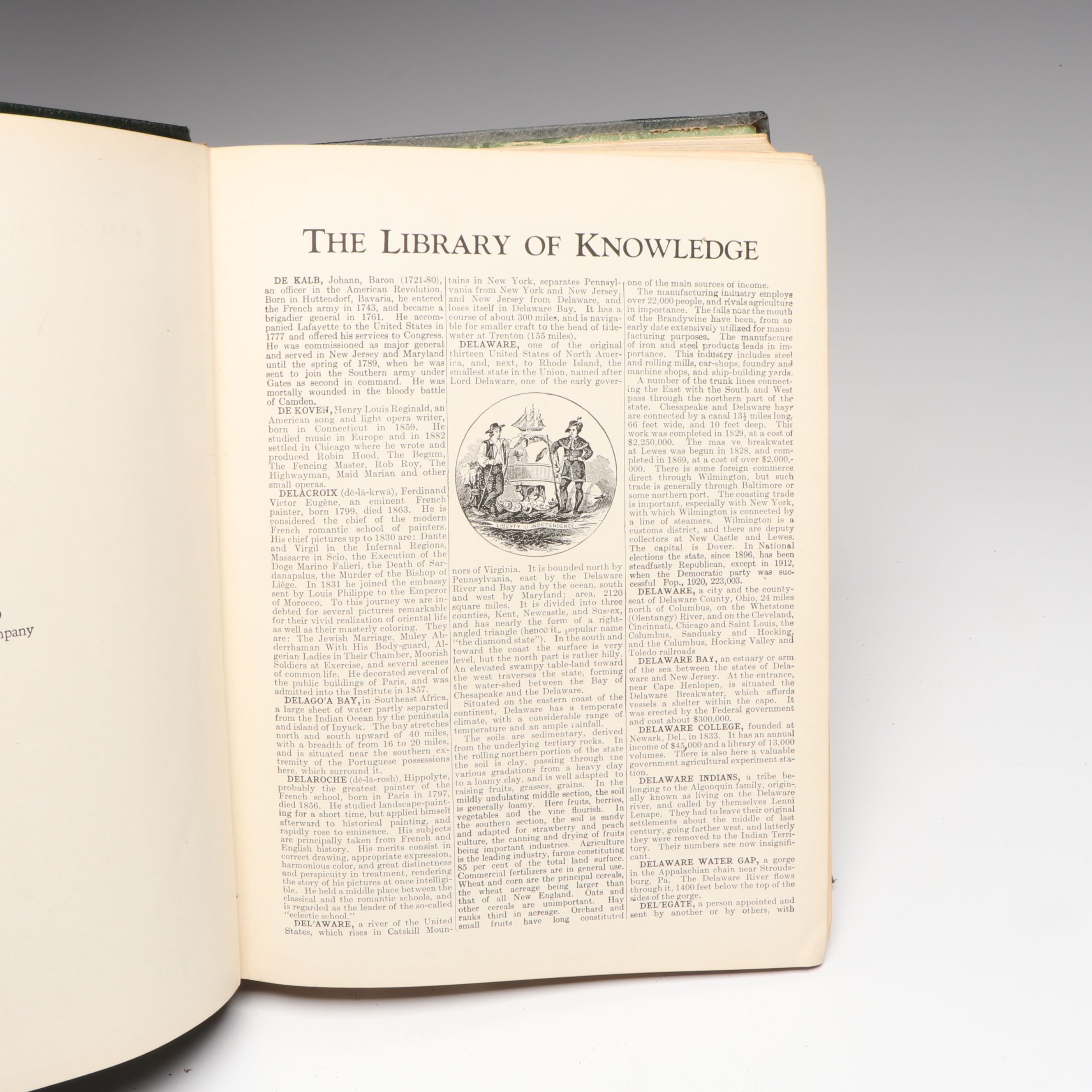 "Library of Knowledge" Complete Set with Loose Leaf Extension Volume, 1929