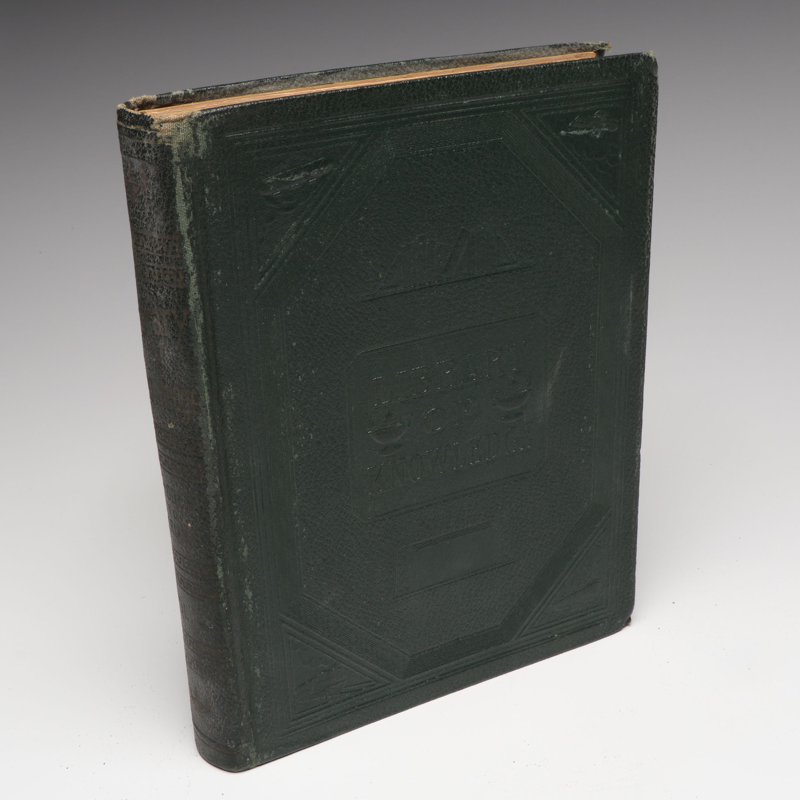 "Library of Knowledge" Complete Set with Loose Leaf Extension Volume, 1929