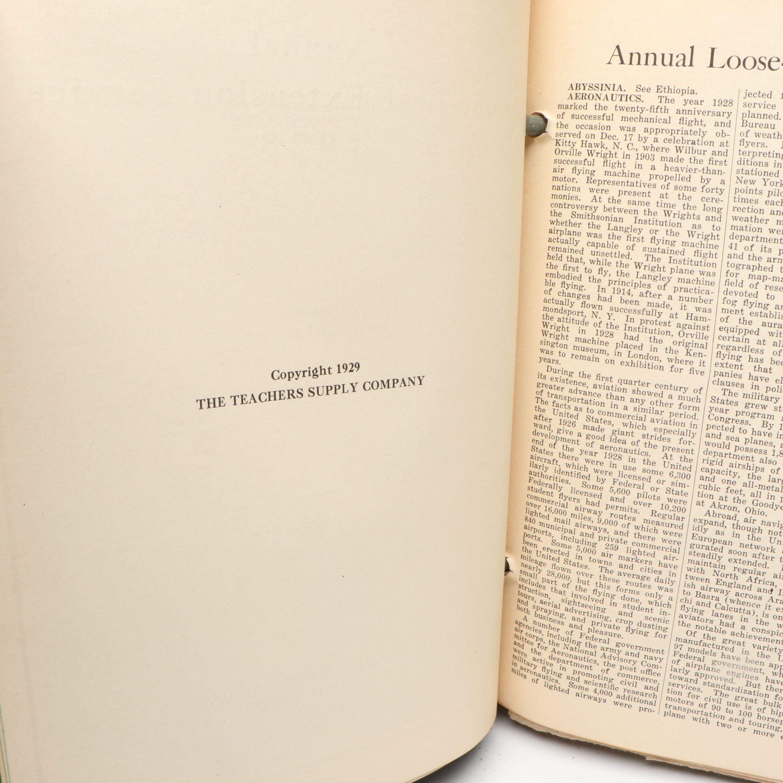 "Library of Knowledge" Complete Set with Loose Leaf Extension Volume, 1929