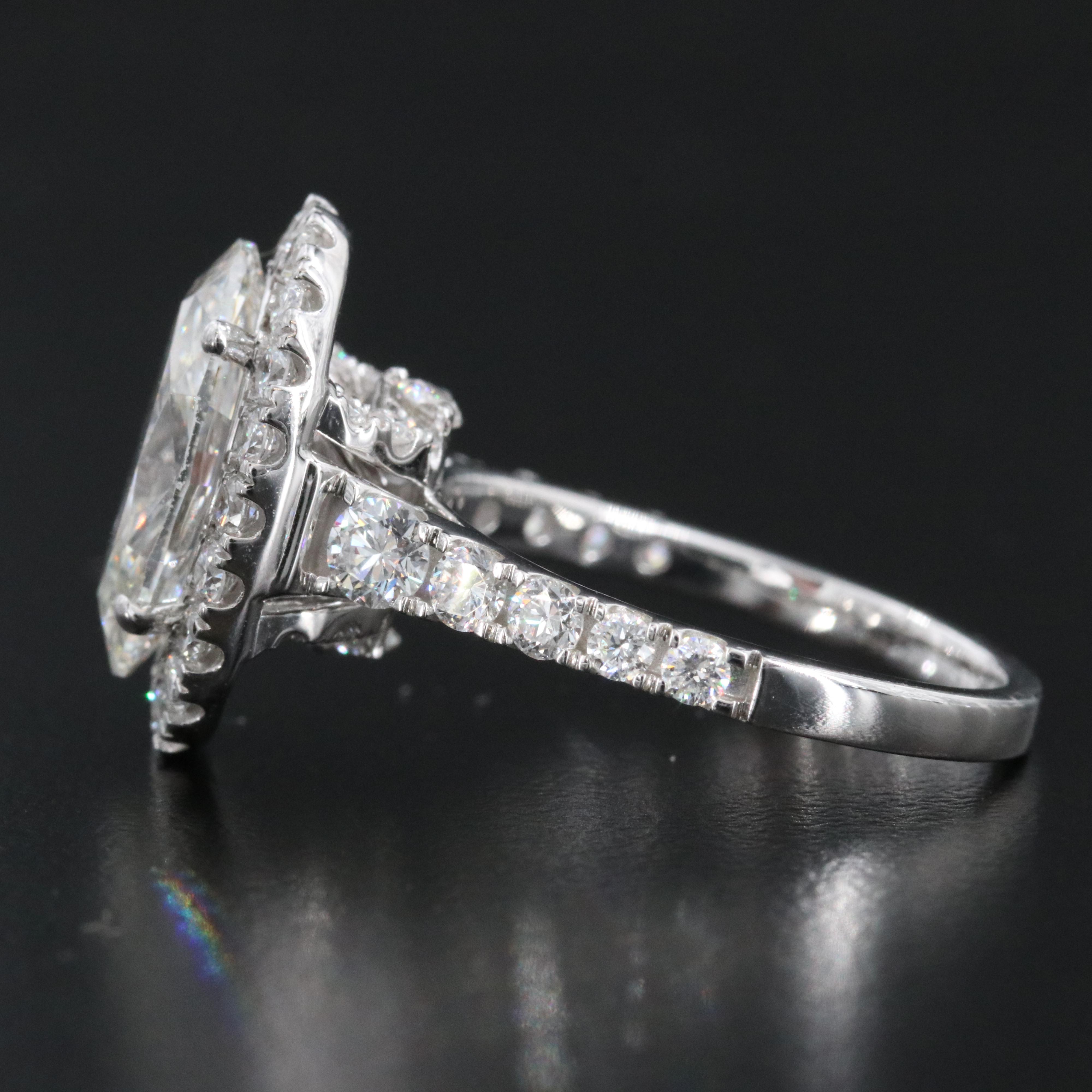 14K 5.11 CTW Lab Grown Diamond Ring