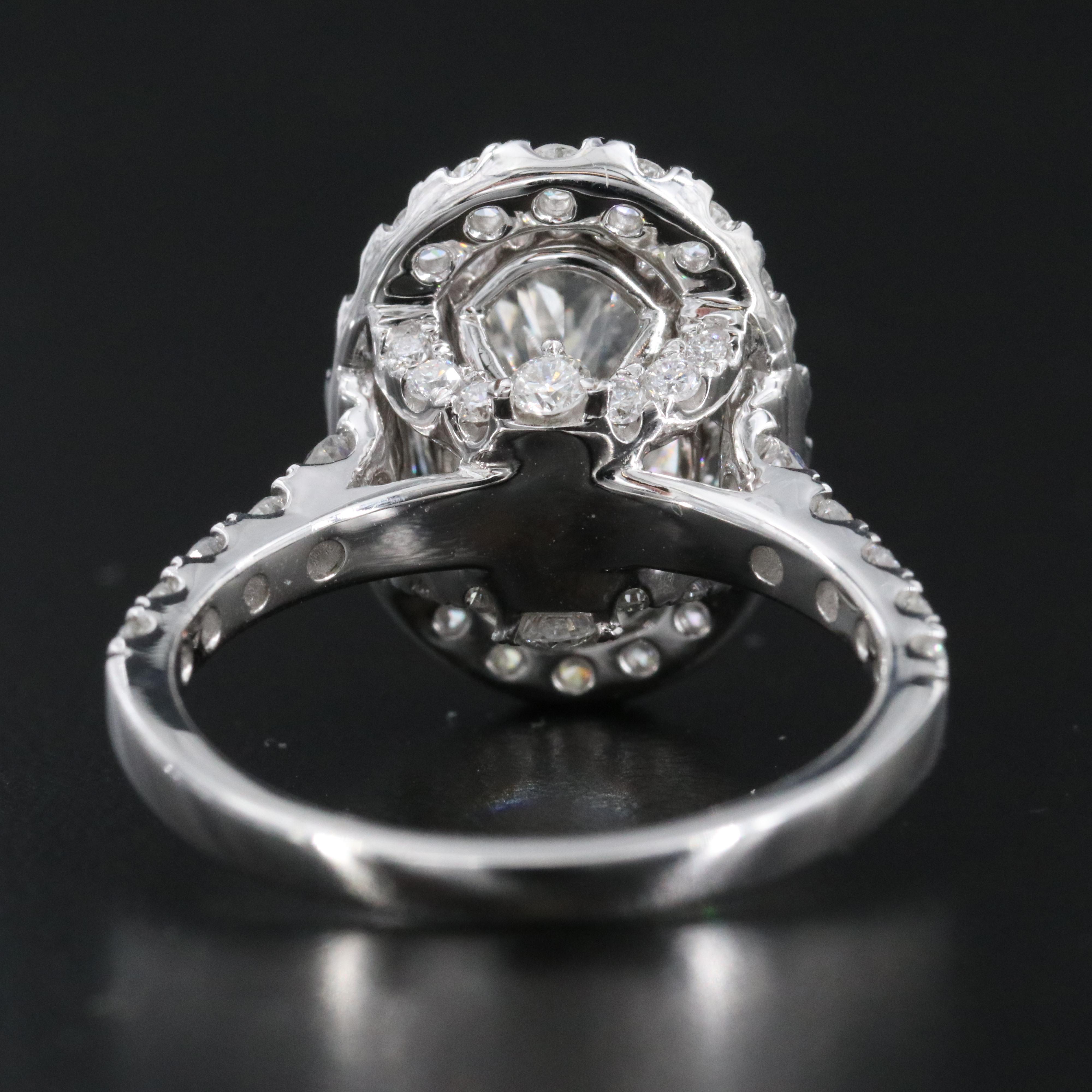 14K 5.11 CTW Lab Grown Diamond Ring