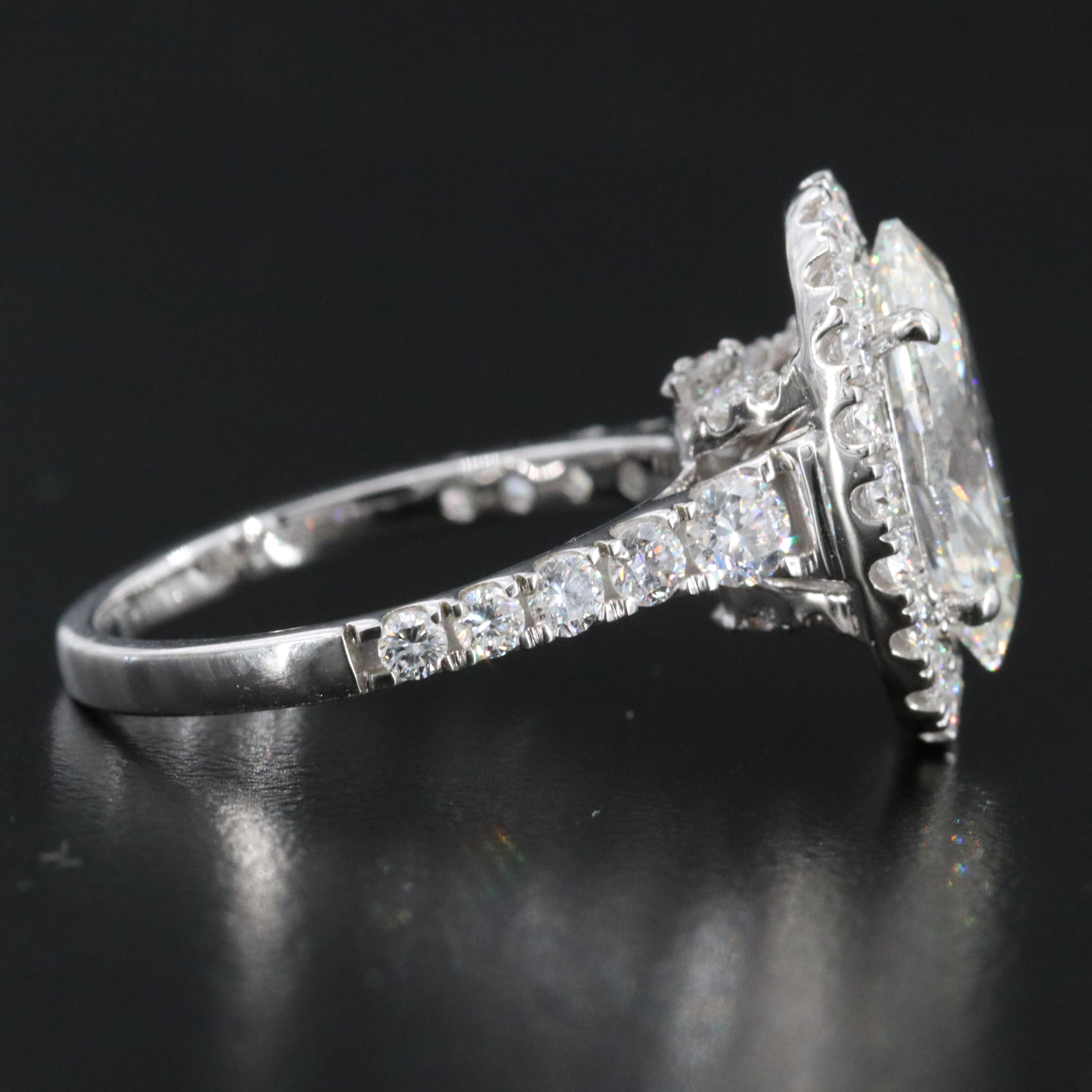 14K 5.11 CTW Lab Grown Diamond Ring