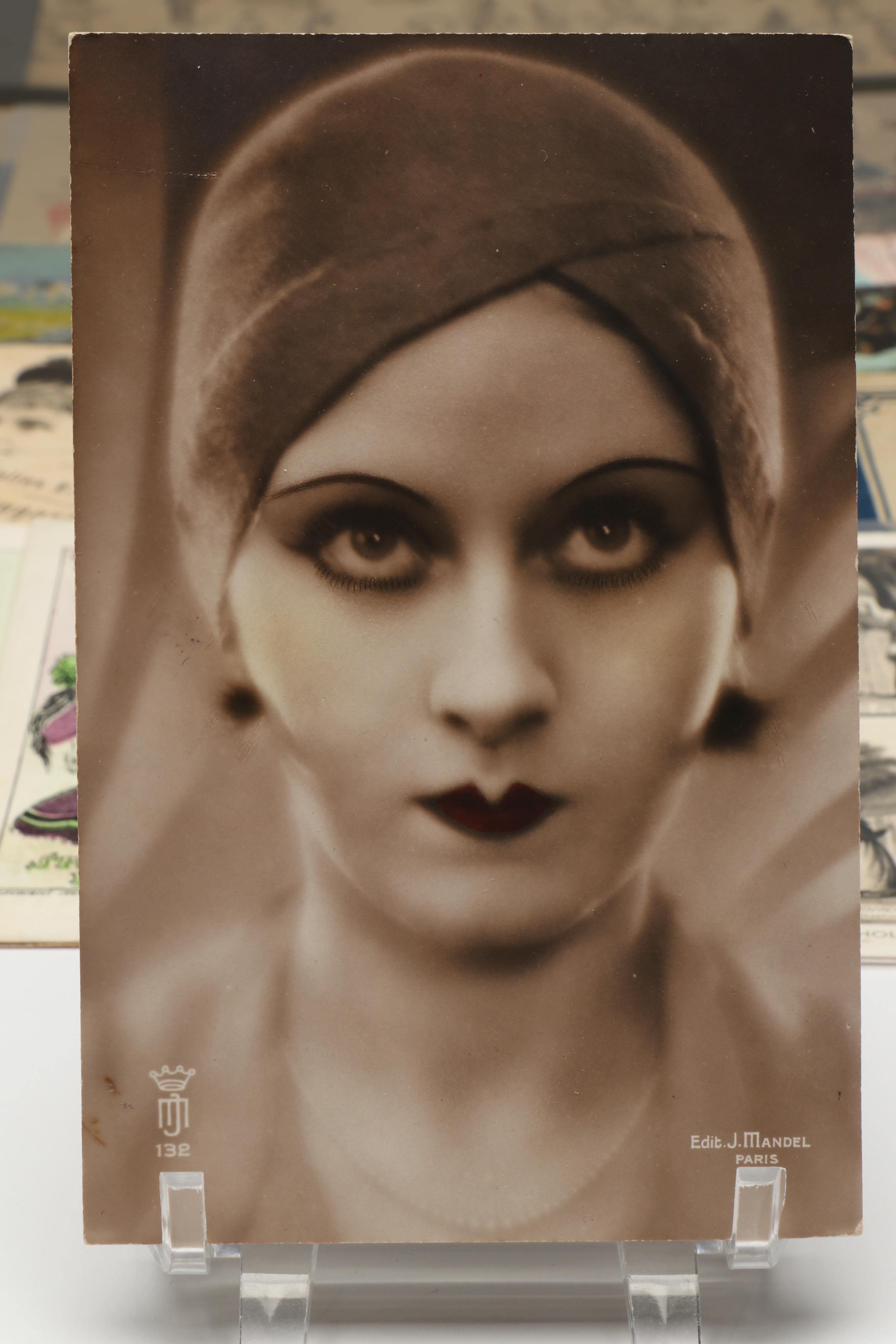 Carte de Visite of Mrs. Lincoln with More Photos, Postcards and Ephemera