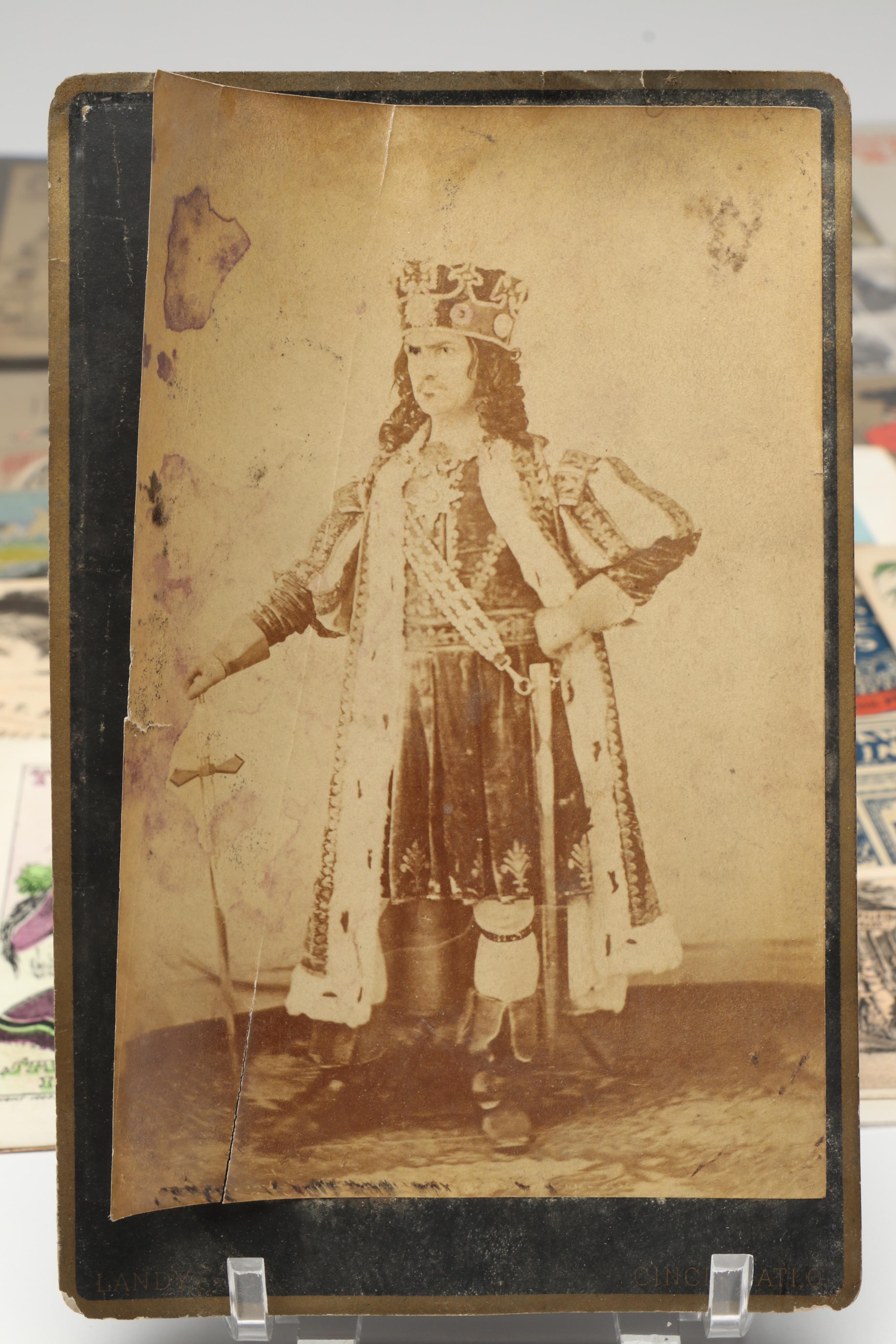 Carte de Visite of Mrs. Lincoln with More Photos, Postcards and Ephemera