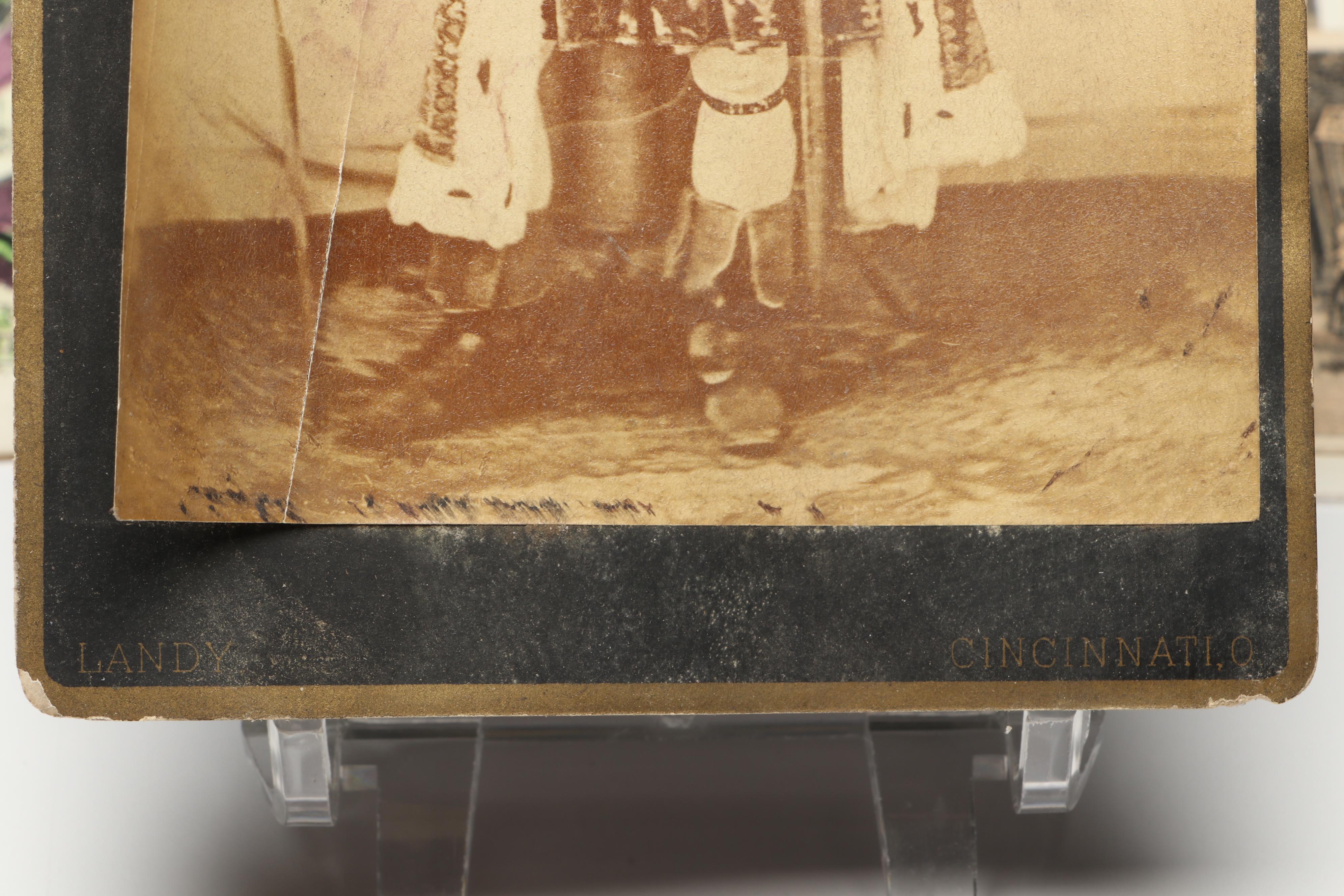 Carte de Visite of Mrs. Lincoln with More Photos, Postcards and Ephemera