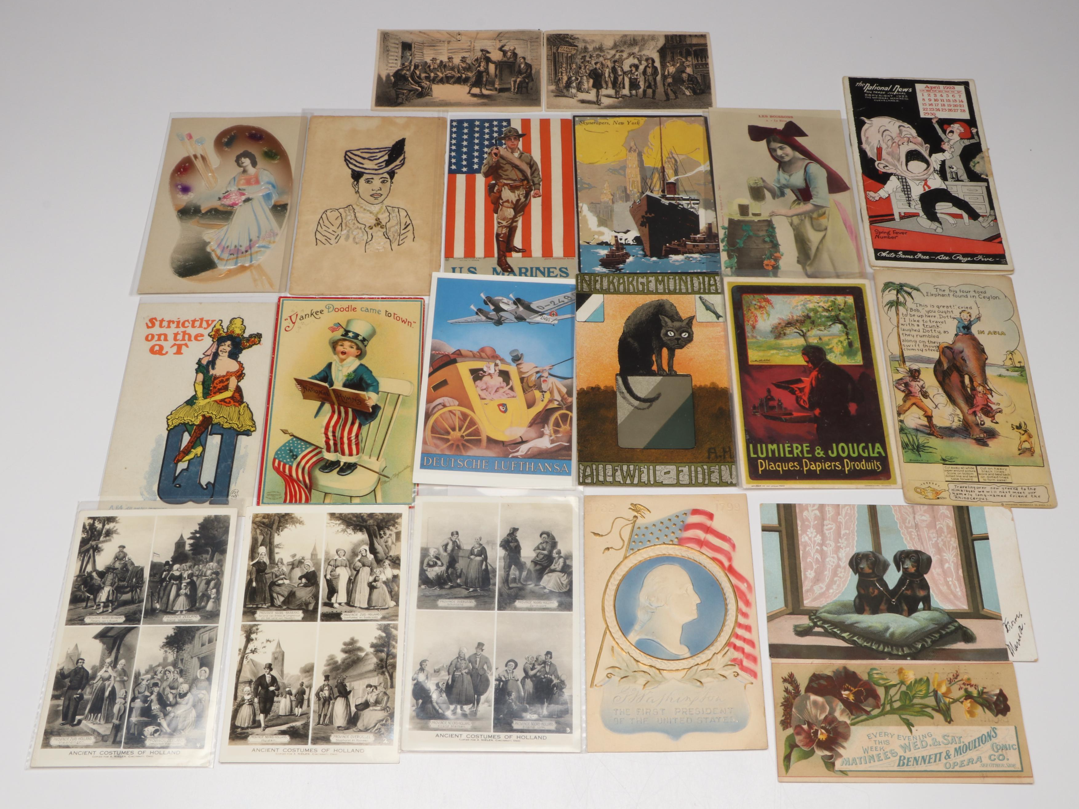 Carte de Visite of Mrs. Lincoln with More Photos, Postcards and Ephemera