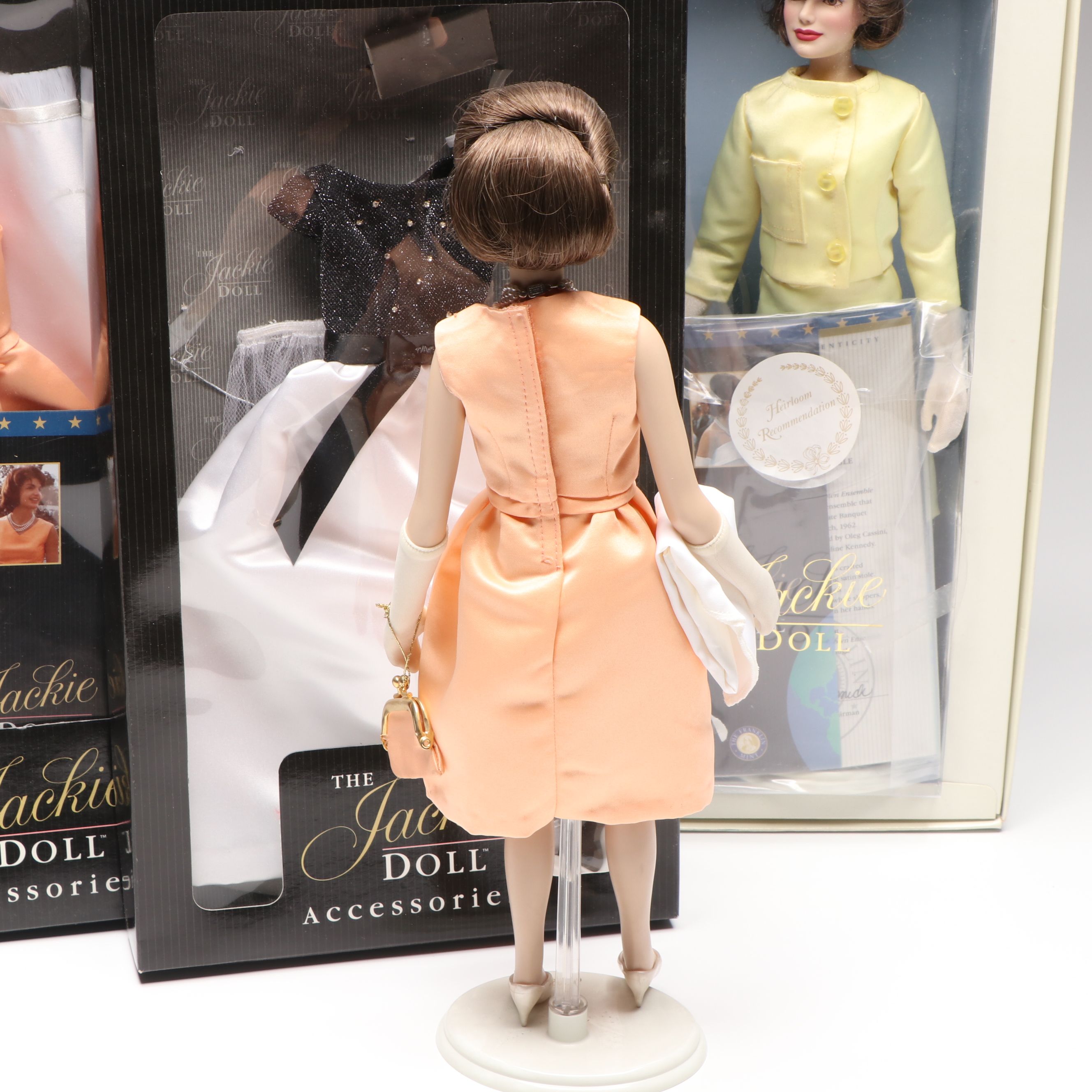 The Franklin Mint "The Jackie Doll" Vinyl Dolls with Fashion