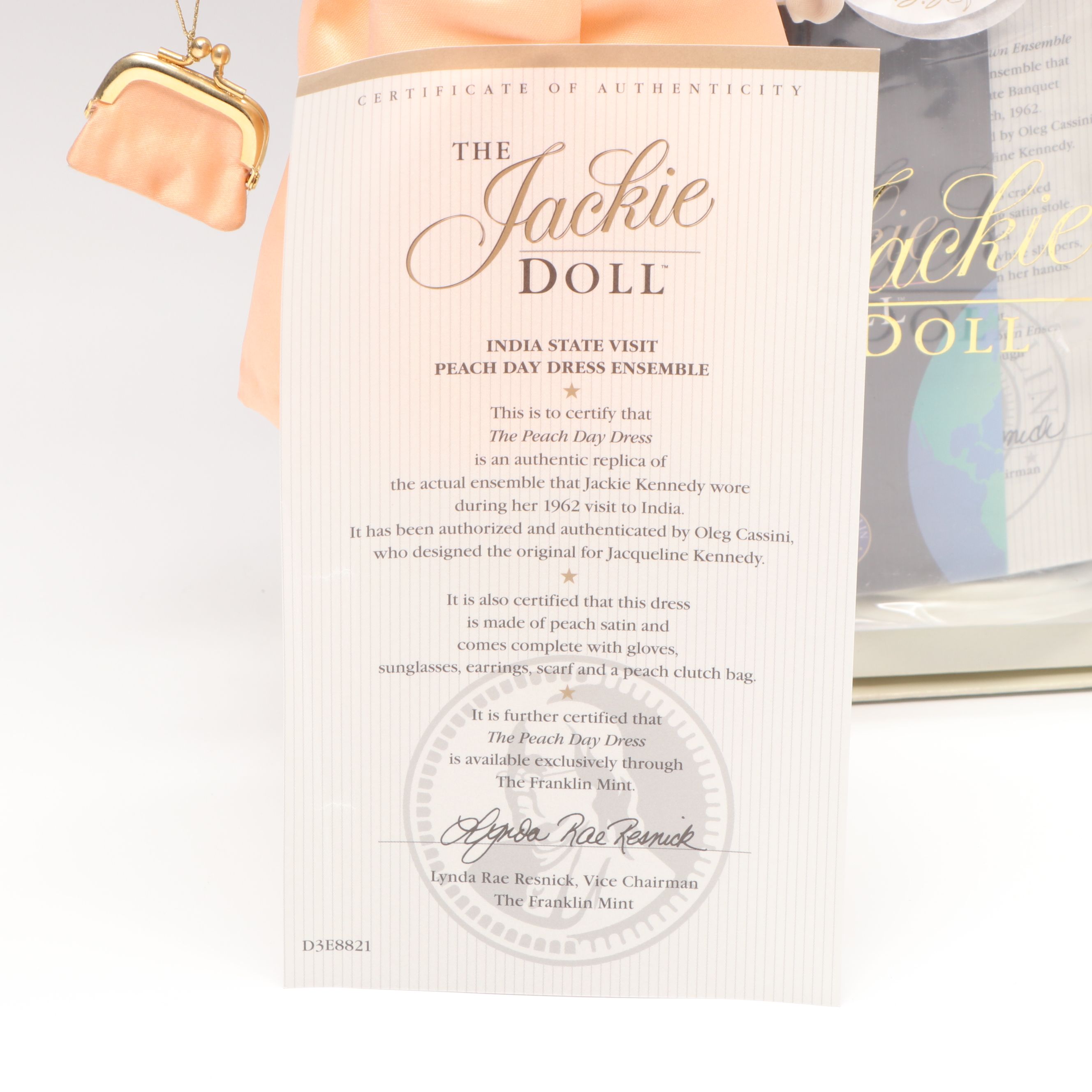 The Franklin Mint "The Jackie Doll" Vinyl Dolls with Fashion