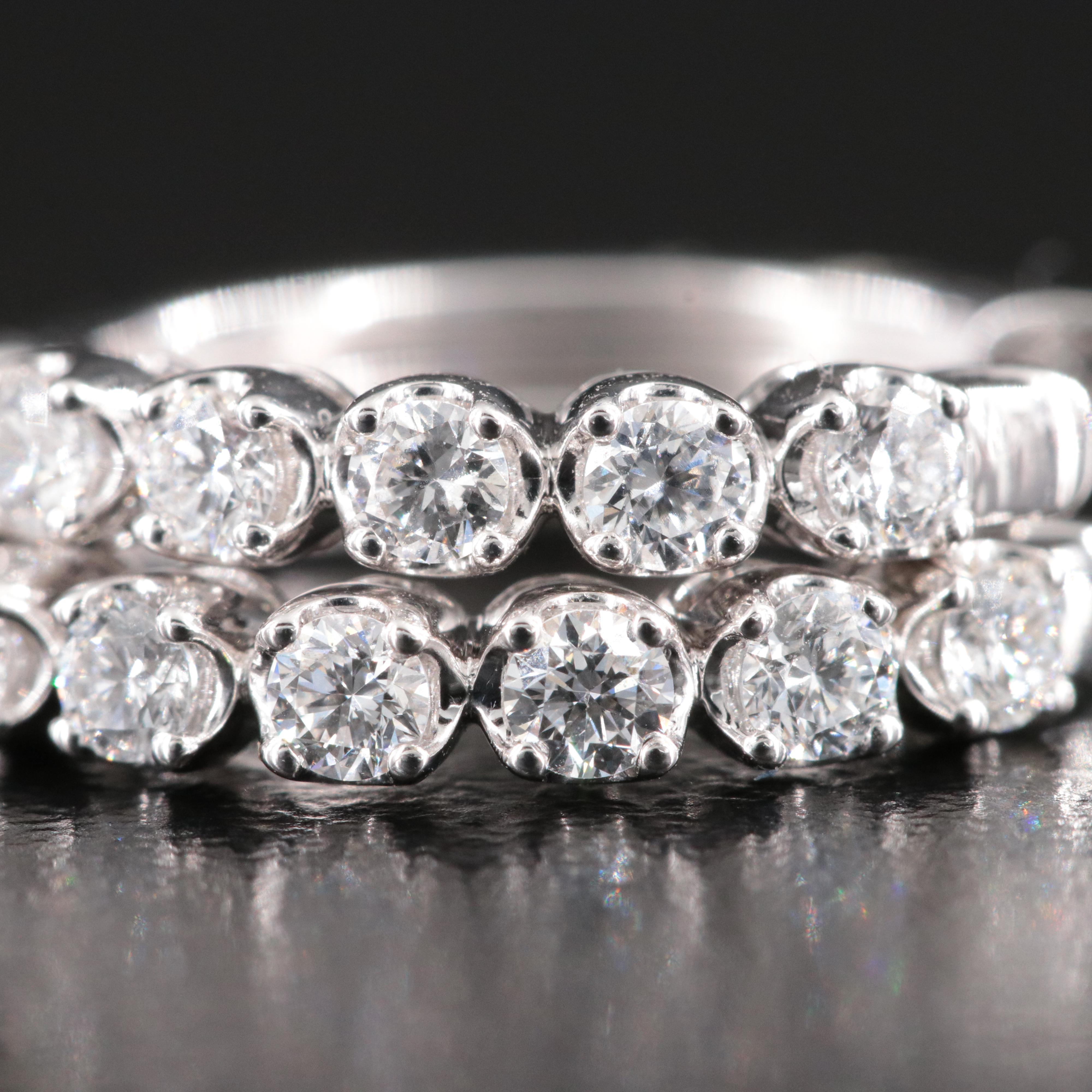 14K 0.50 CTW Lab Grown Diamond Hoop Earrings