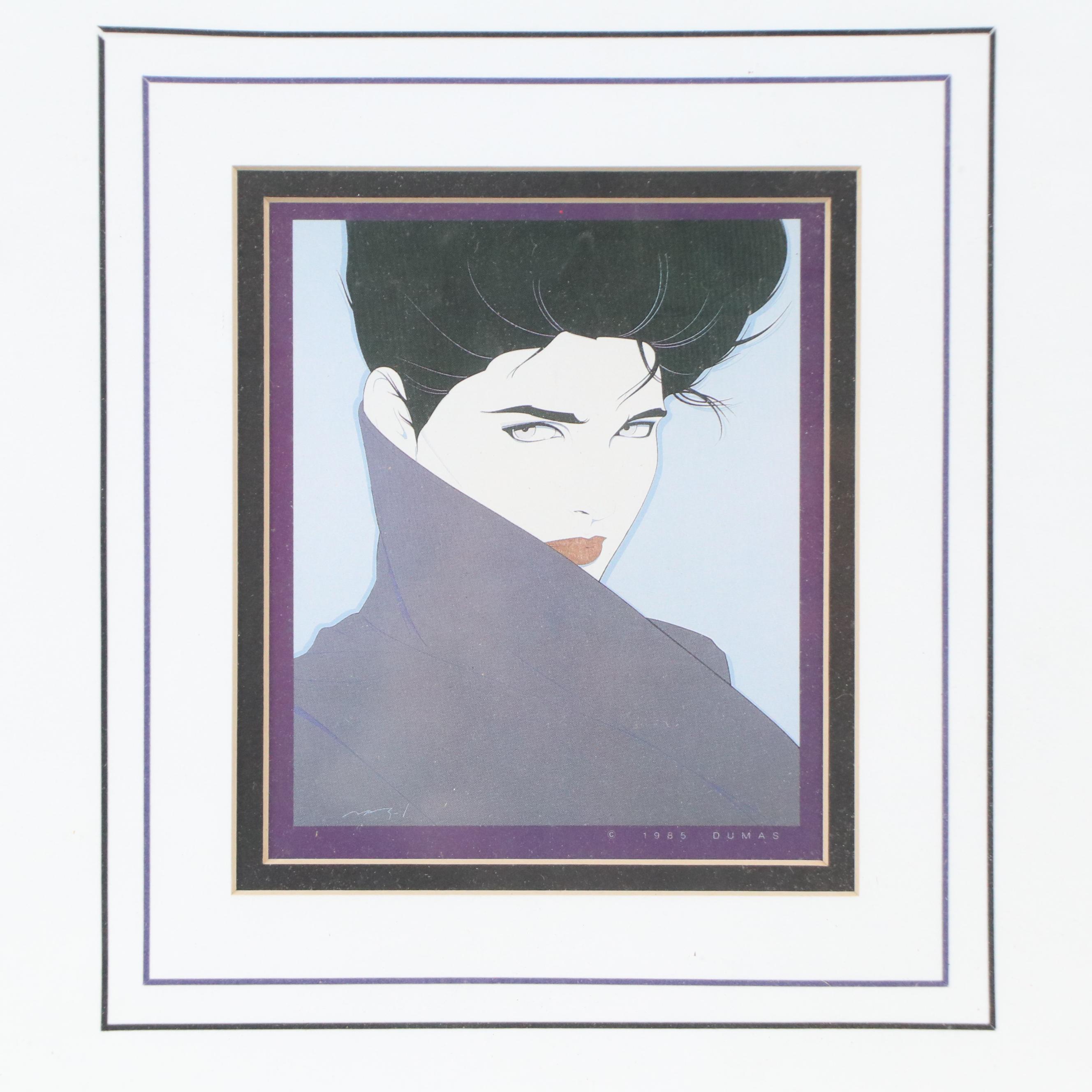 Offset Lithograph After Patrick Nagel of Woman, Late 20th Century