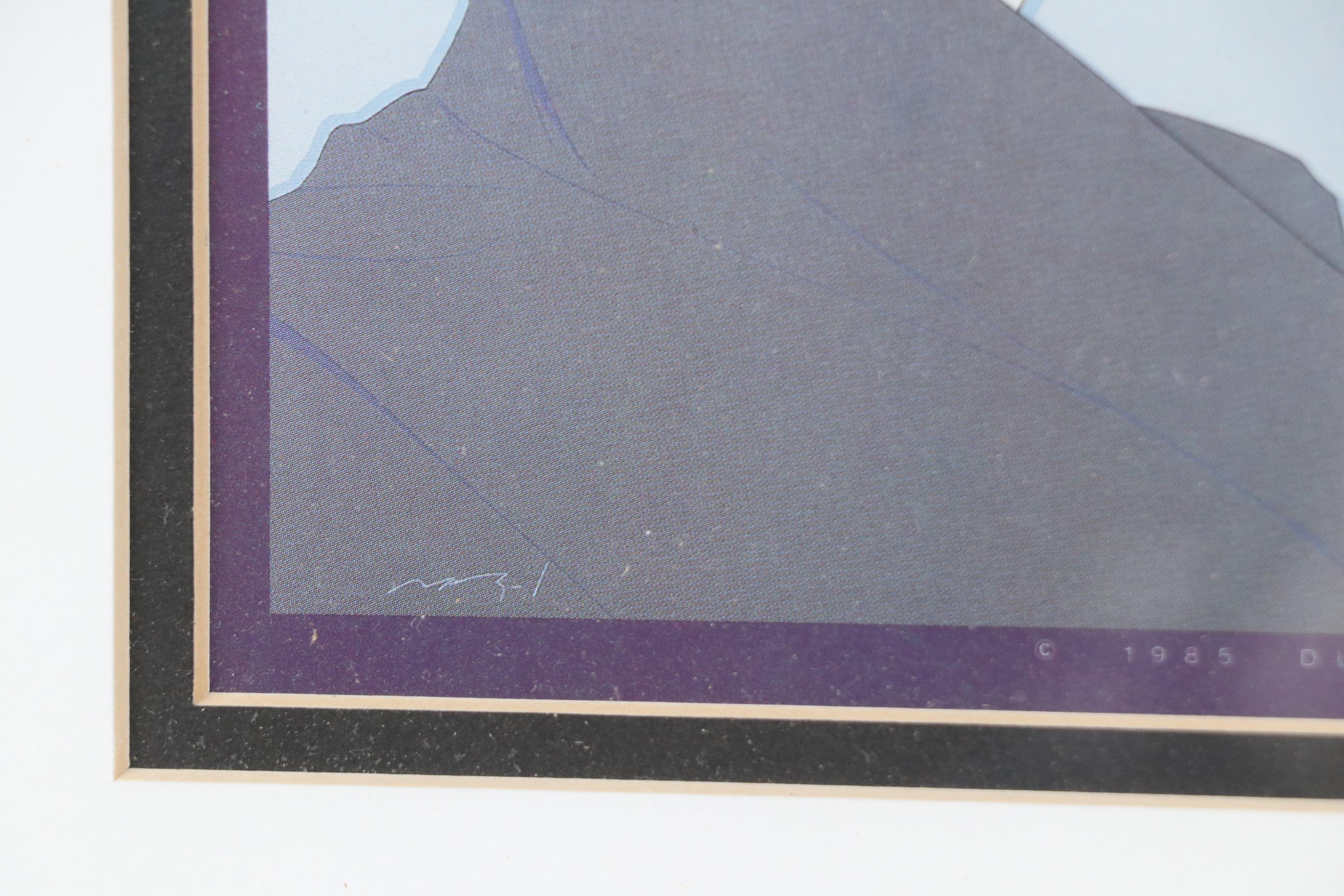 Offset Lithograph After Patrick Nagel of Woman, Late 20th Century