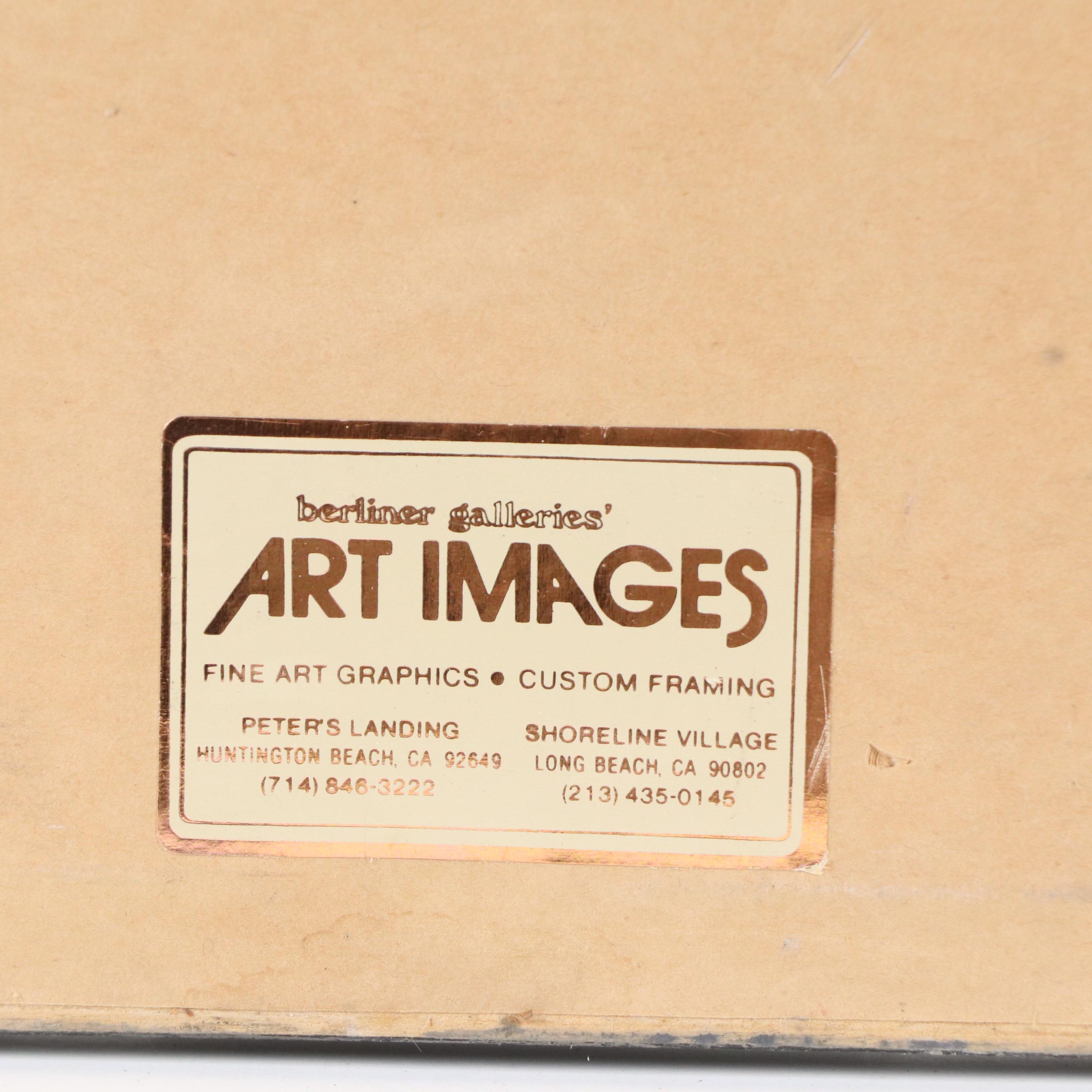 Offset Lithograph After Patrick Nagel of Woman, Late 20th Century