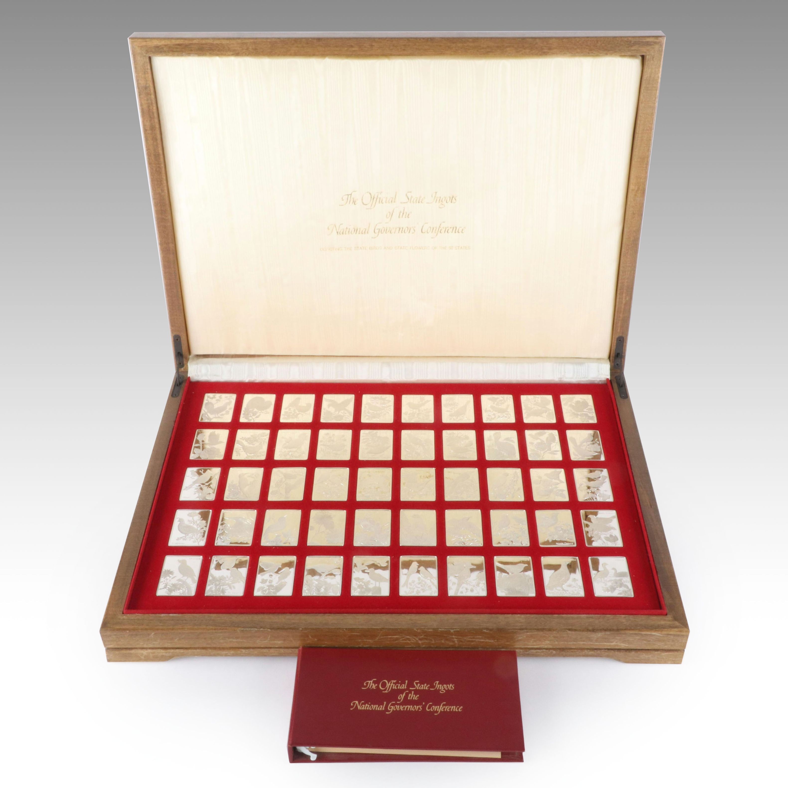"Official State Ingots of the National Governors Conference" 50 Silver Ingot Set