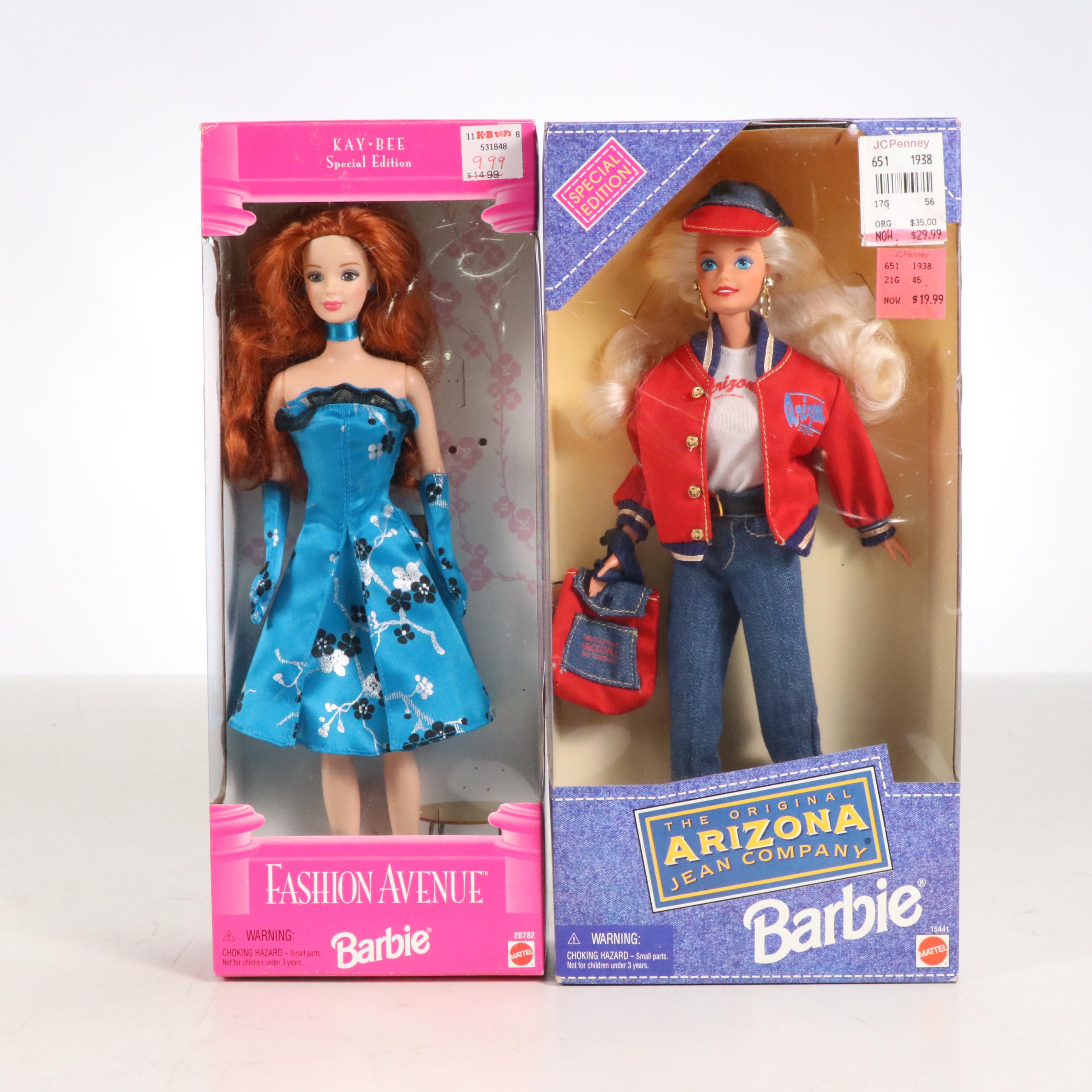 Barbie "Totally Spring" Doll with Other Barbie and Ken Dolls and Accessories