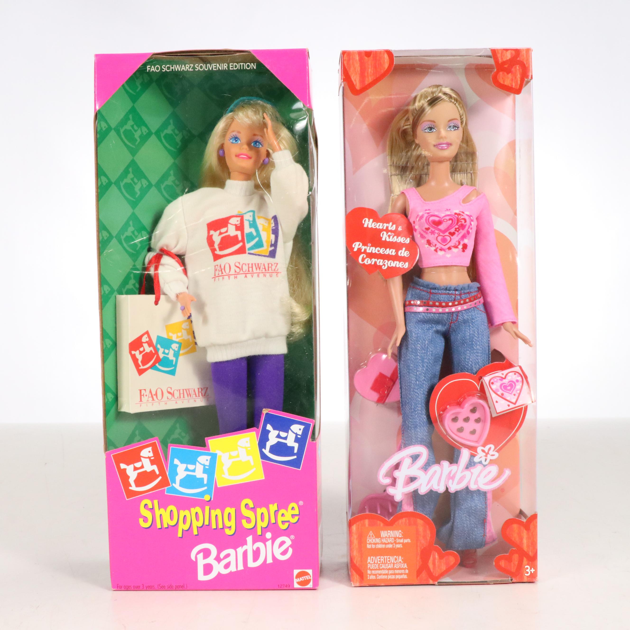Barbie "Totally Spring" Doll with Other Barbie and Ken Dolls and Accessories