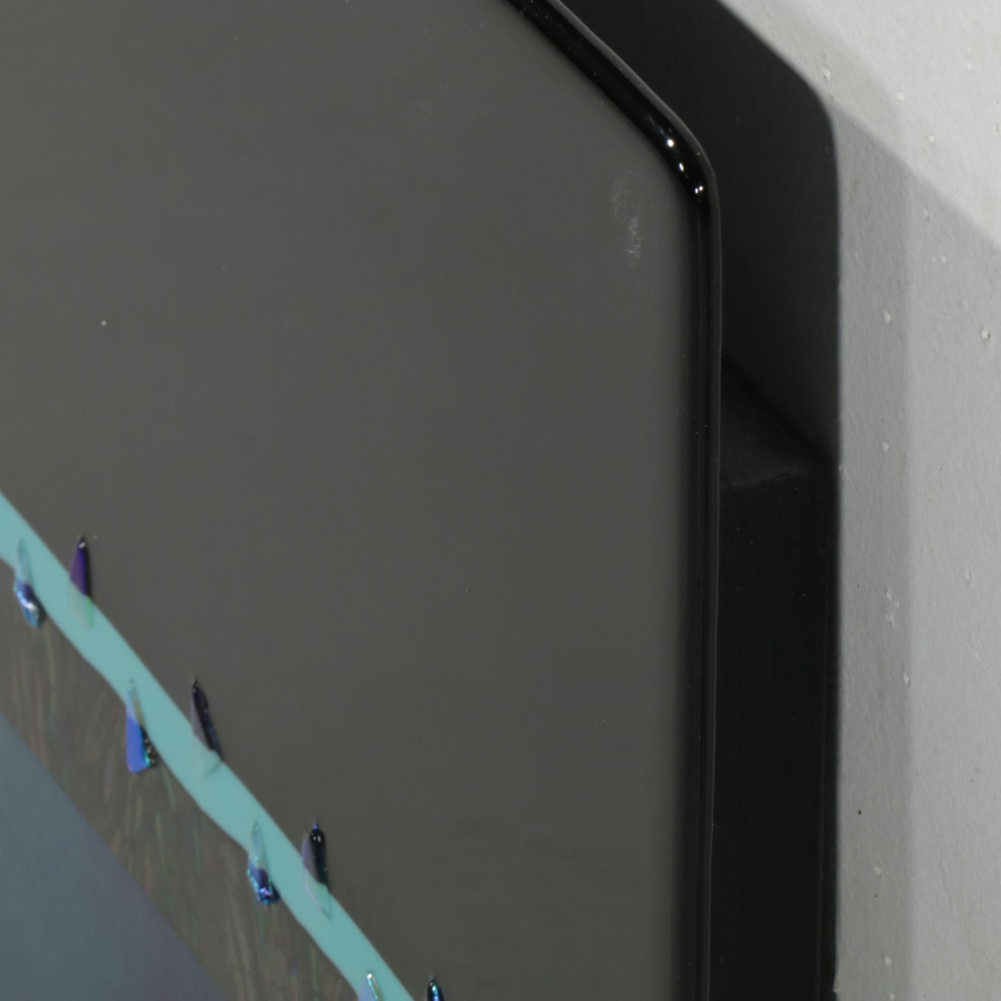 Aryana B. Londir Abstract Iridescent Resin Painting, Early 21st Century