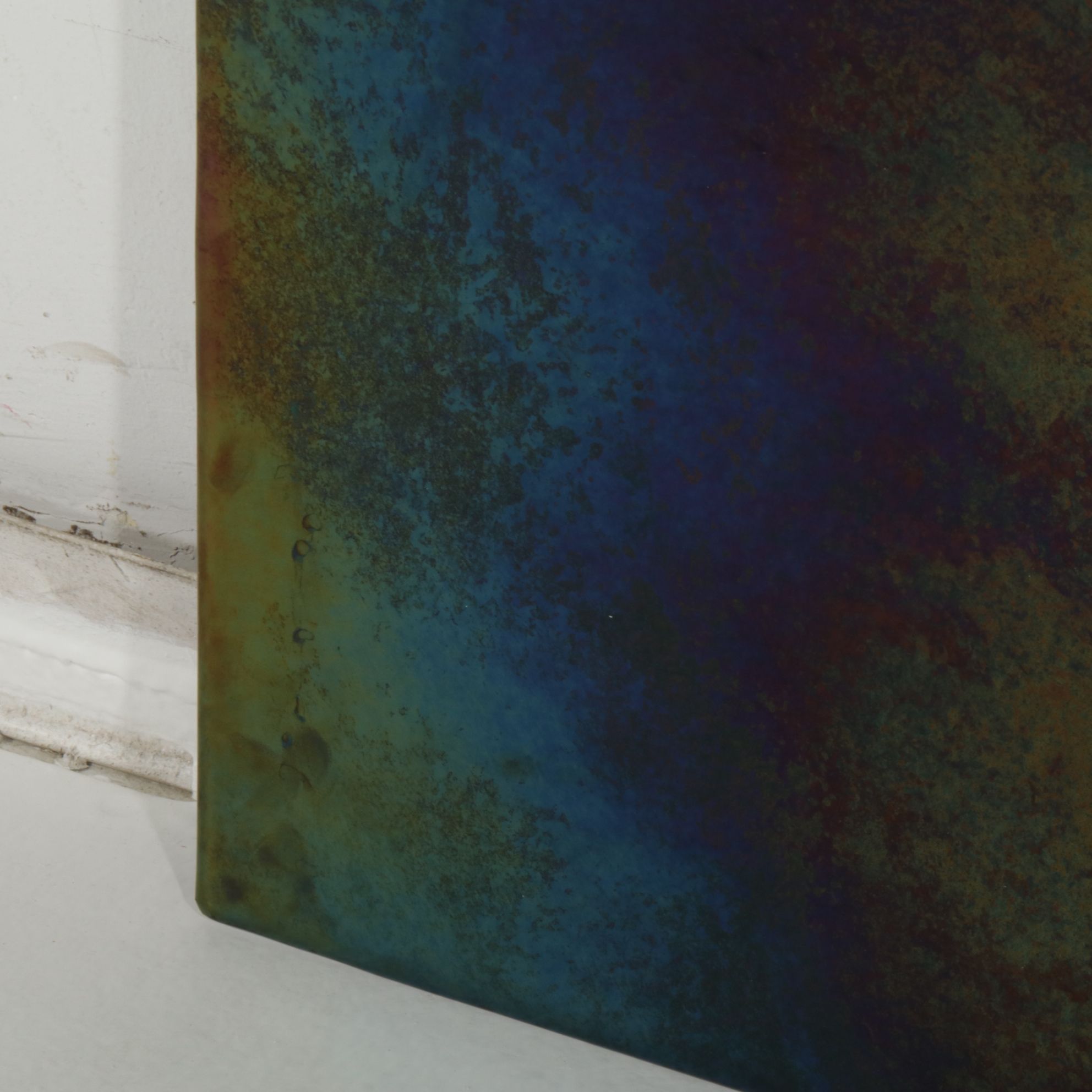 Aryana B. Londir Abstract Iridescent Resin Painting, Early 21st Century