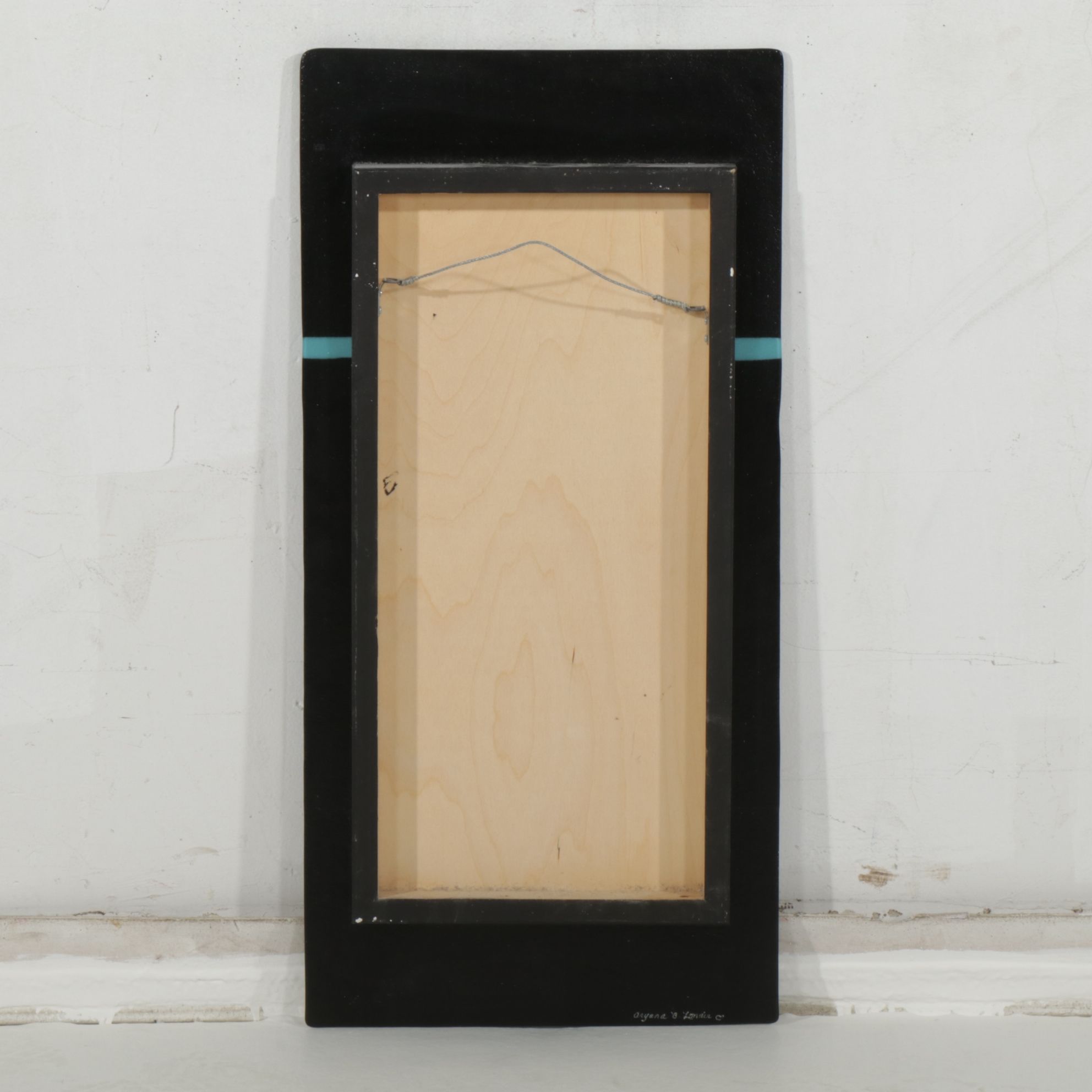 Aryana B. Londir Abstract Iridescent Resin Painting, Early 21st Century