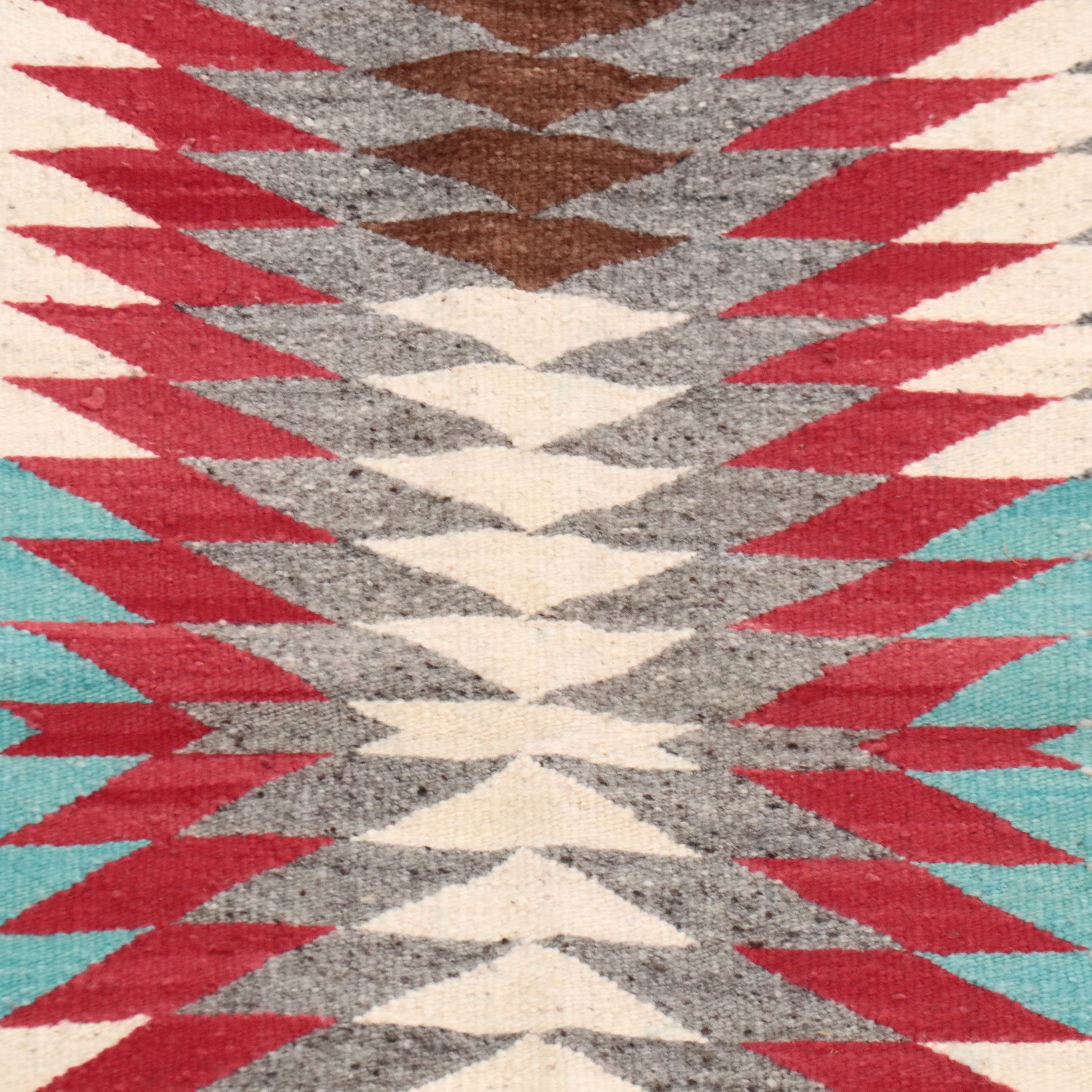 3'1 x 5'6 Handwoven Navajo Eye Dazzler Area Rug
