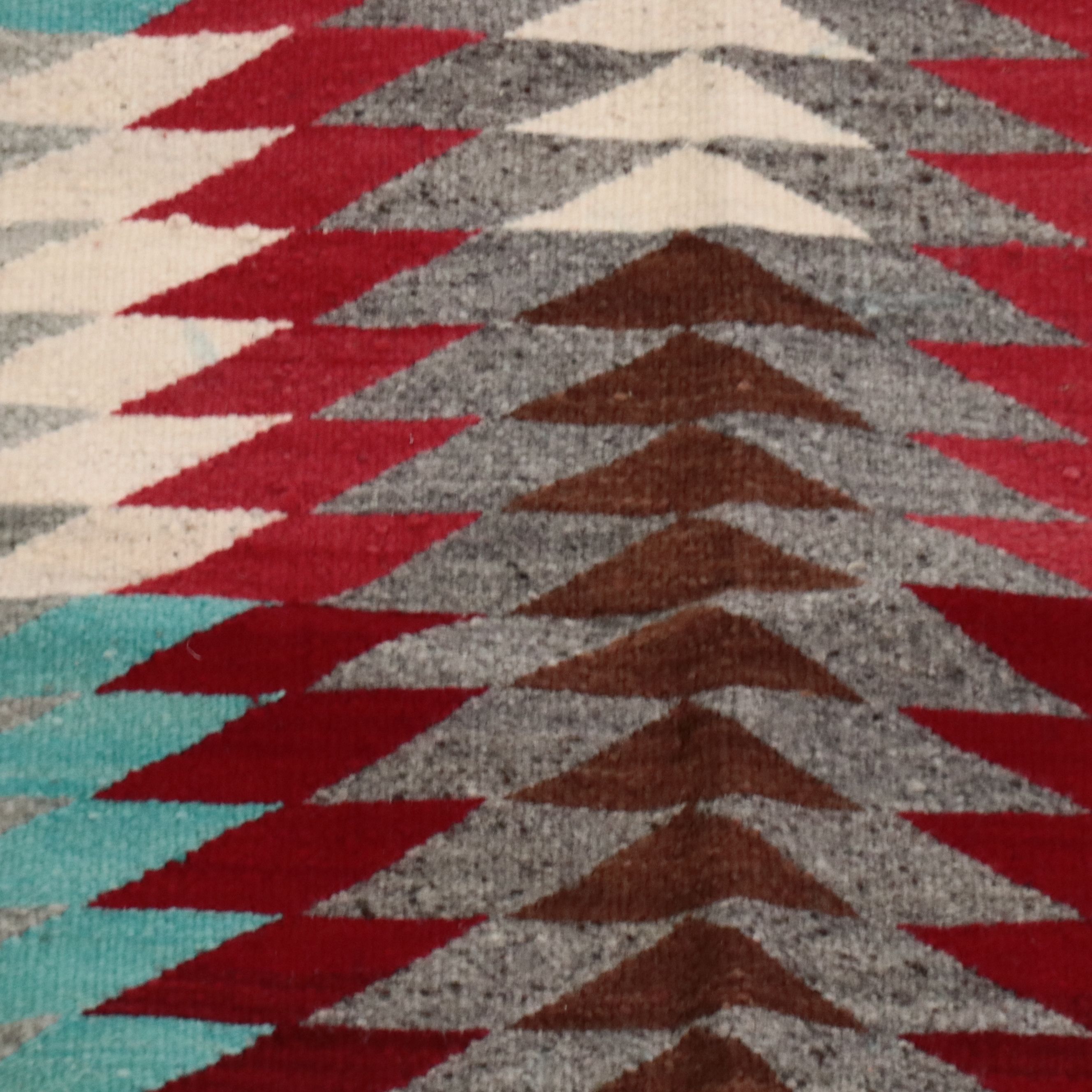 3'1 x 5'6 Handwoven Navajo Eye Dazzler Area Rug