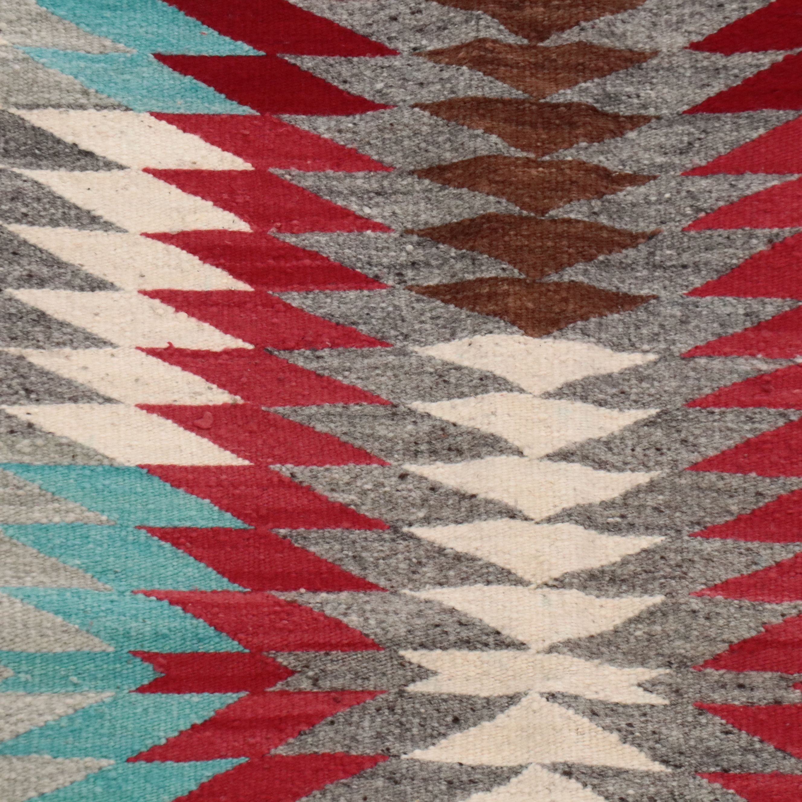 3'1 x 5'6 Handwoven Navajo Eye Dazzler Area Rug