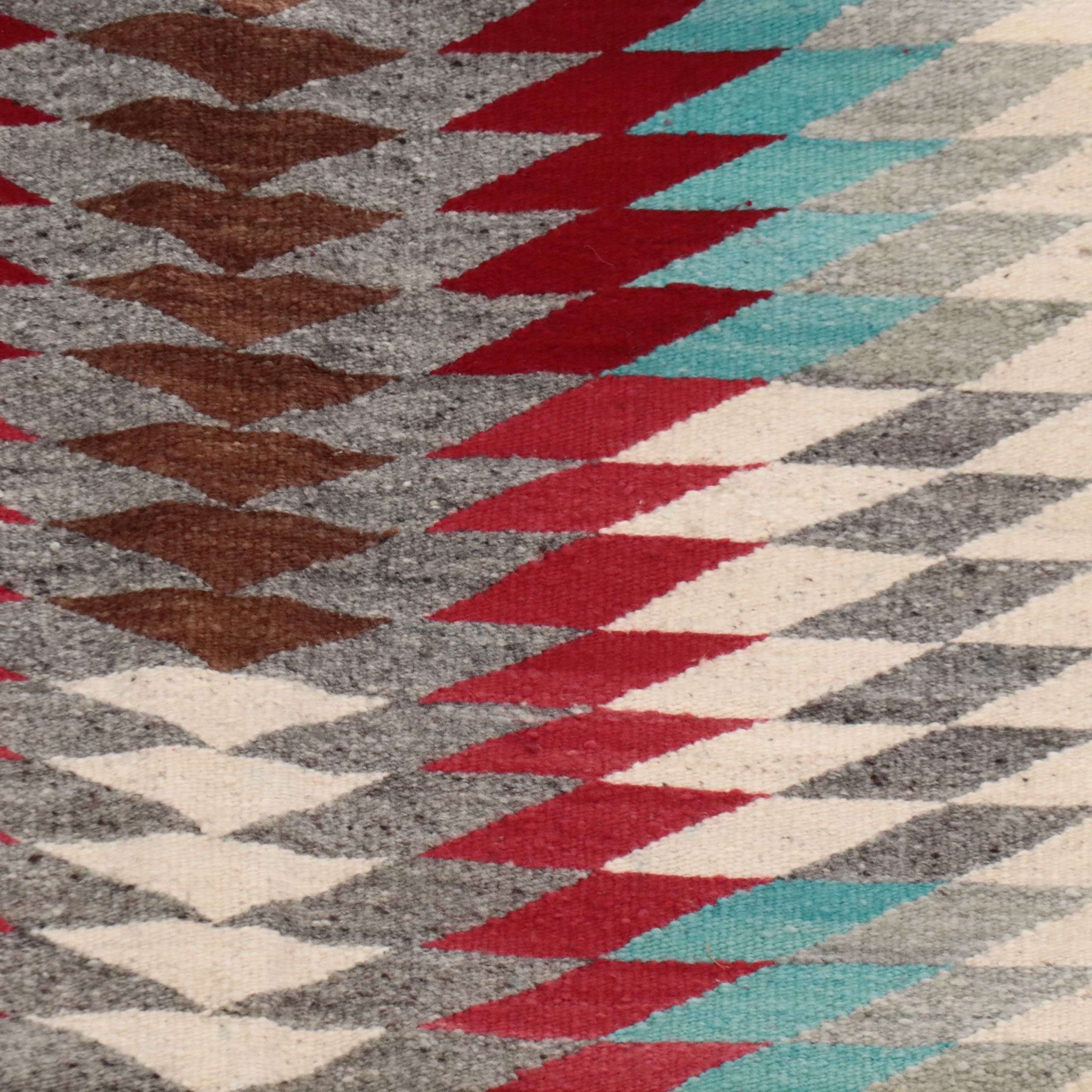 3'1 x 5'6 Handwoven Navajo Eye Dazzler Area Rug