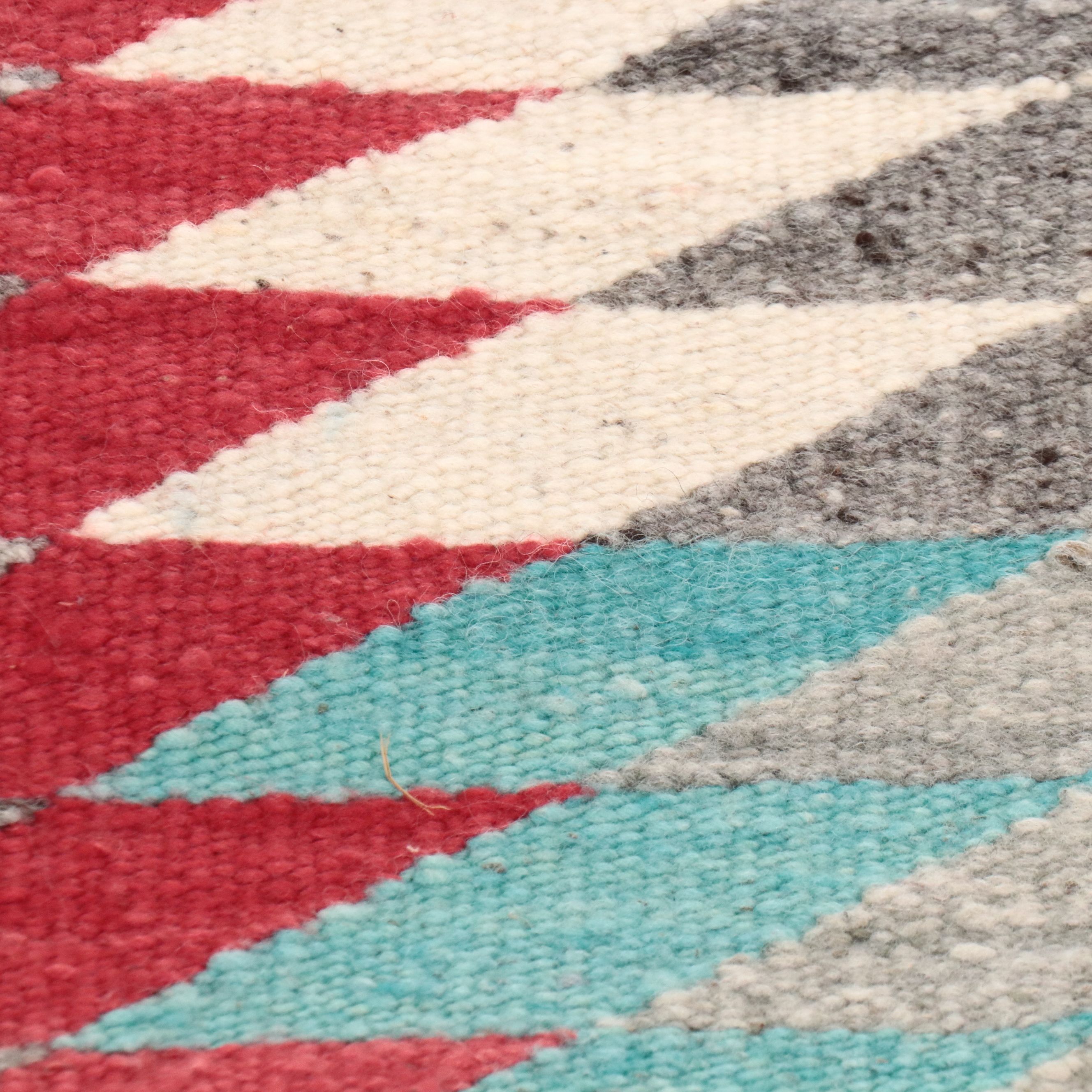 3'1 x 5'6 Handwoven Navajo Eye Dazzler Area Rug