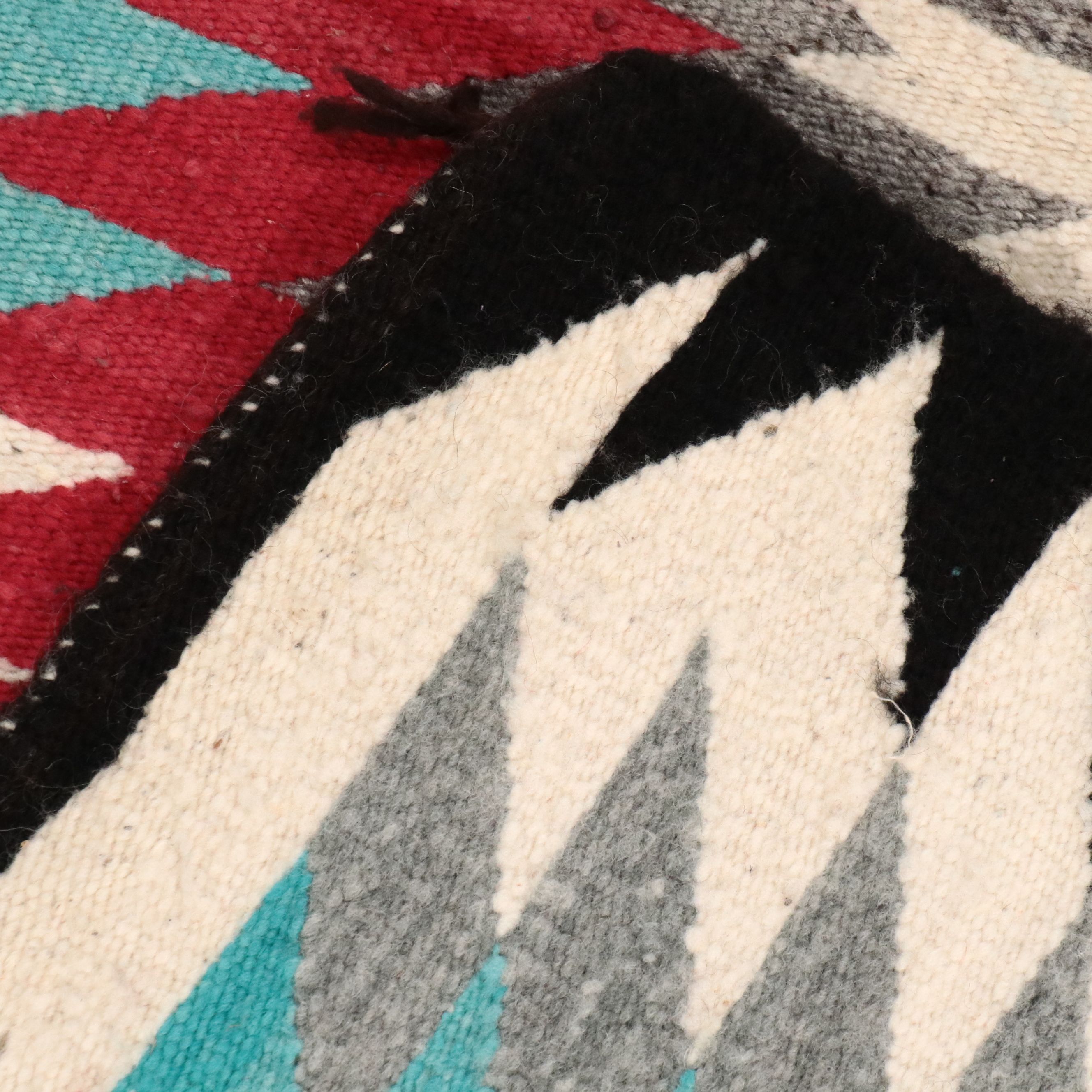 3'1 x 5'6 Handwoven Navajo Eye Dazzler Area Rug