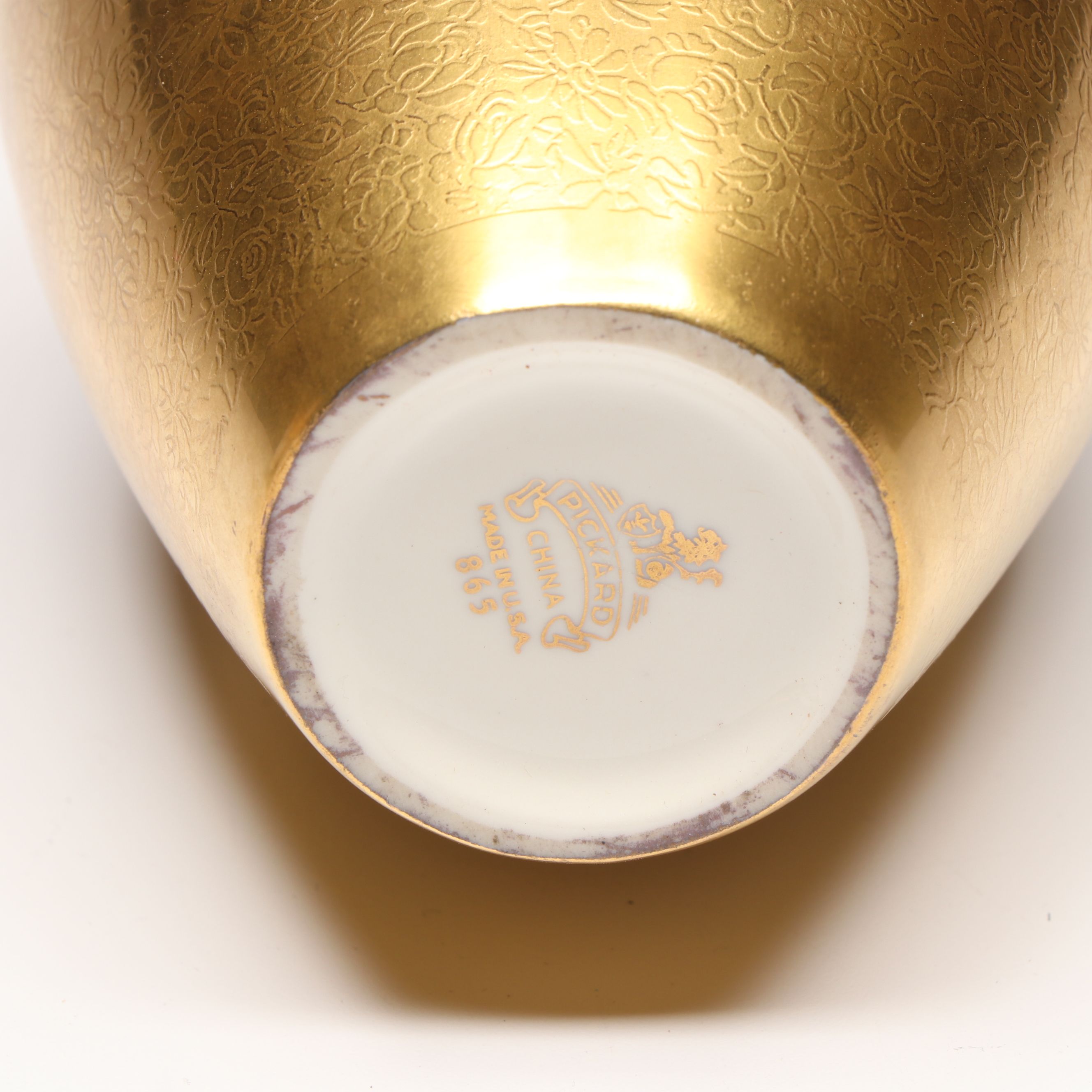 Pickard Porcelain Vase and Leaf Bowl with More Porcelain Table Accessories