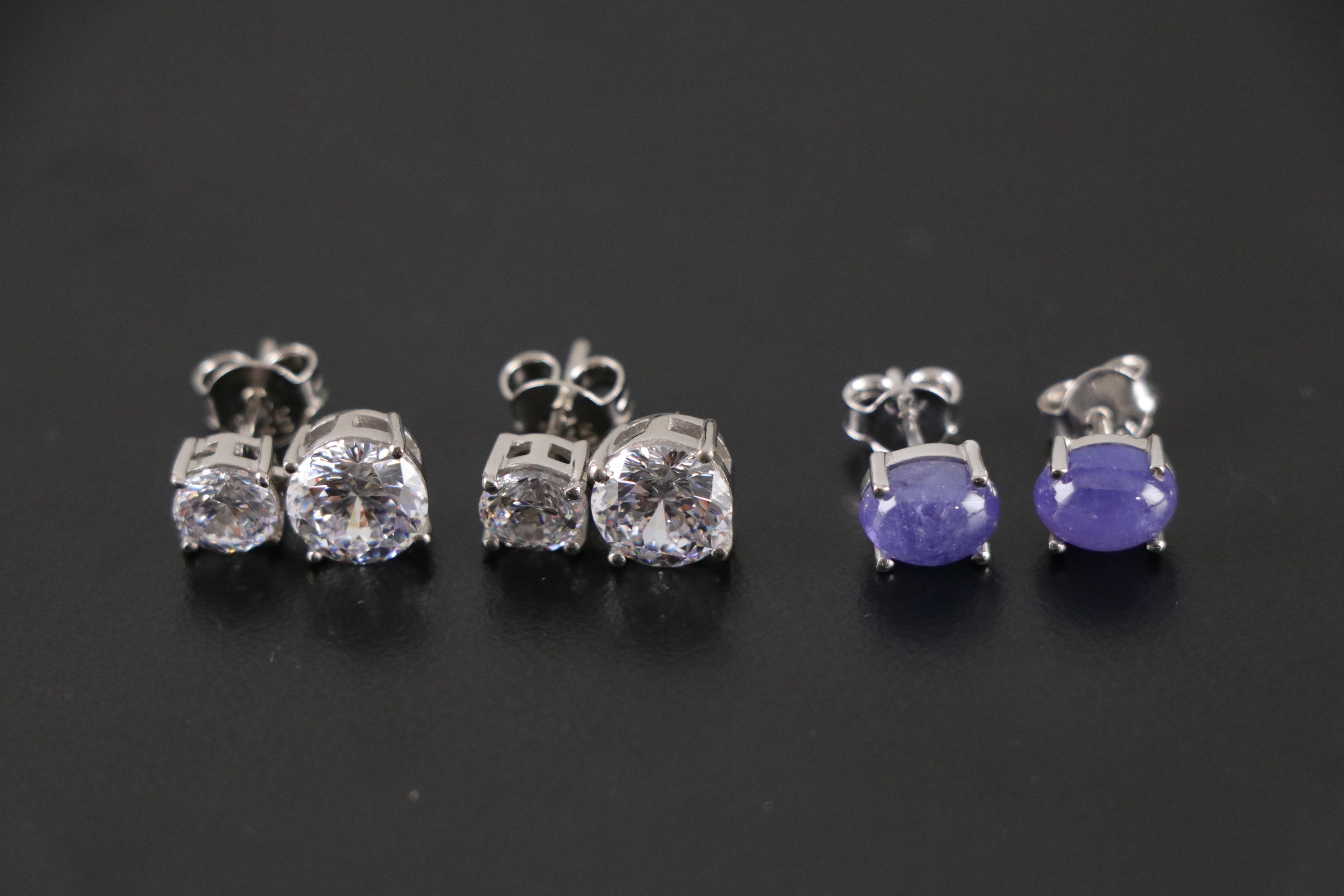 14 Assorted Sterling Silver Rings, Necklaces and Earrings