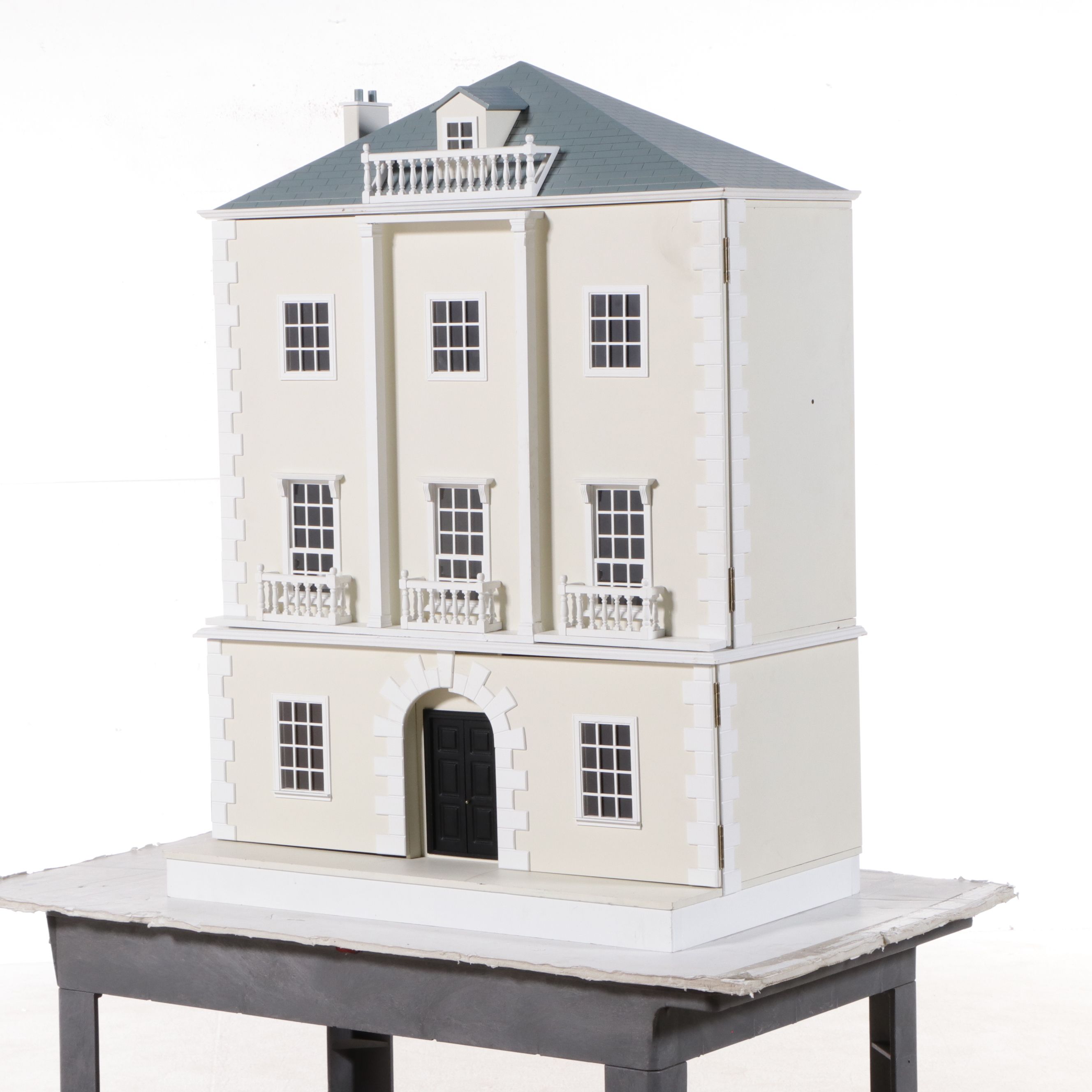 English Style Handcrafted Wooden Dollhouse