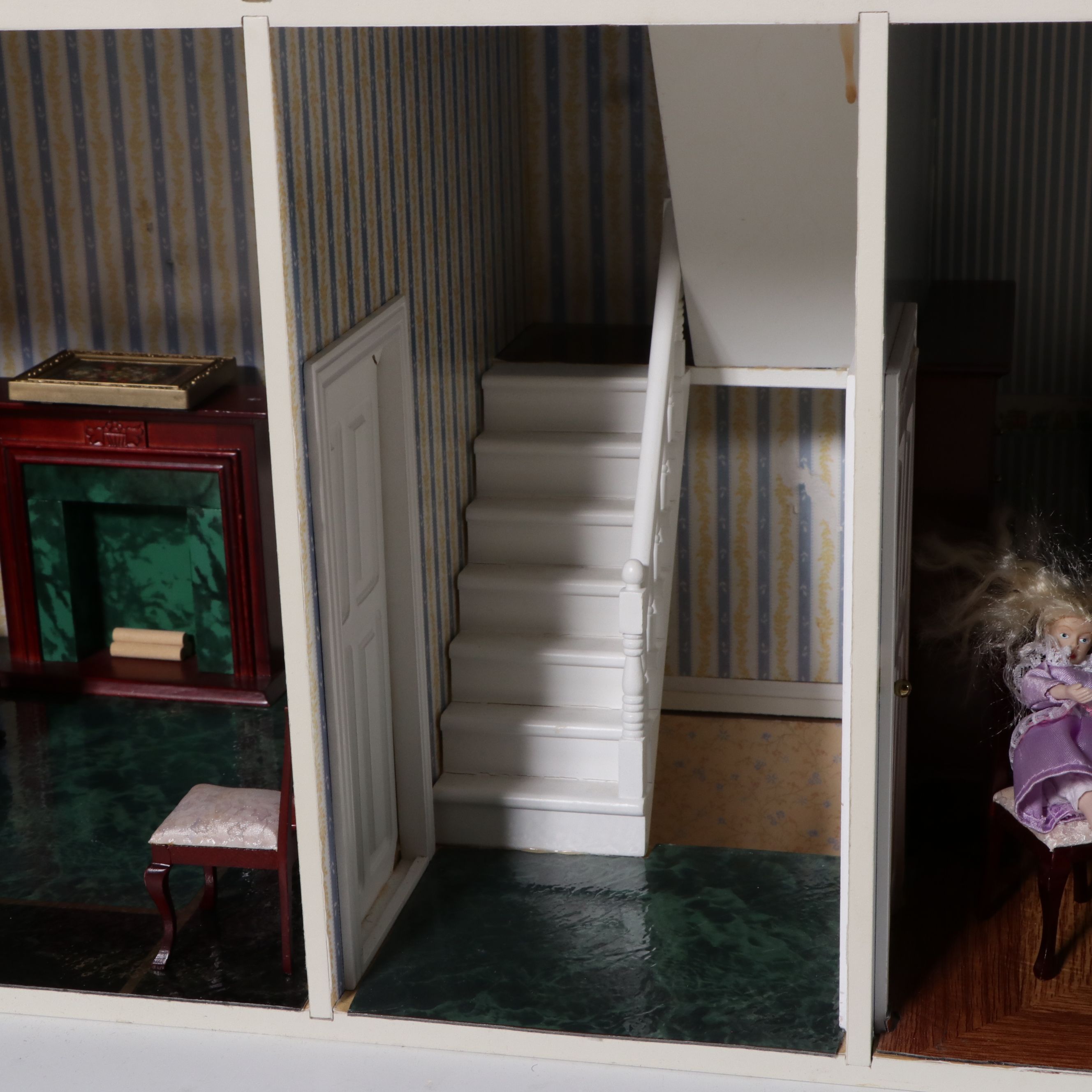 English Style Handcrafted Wooden Dollhouse