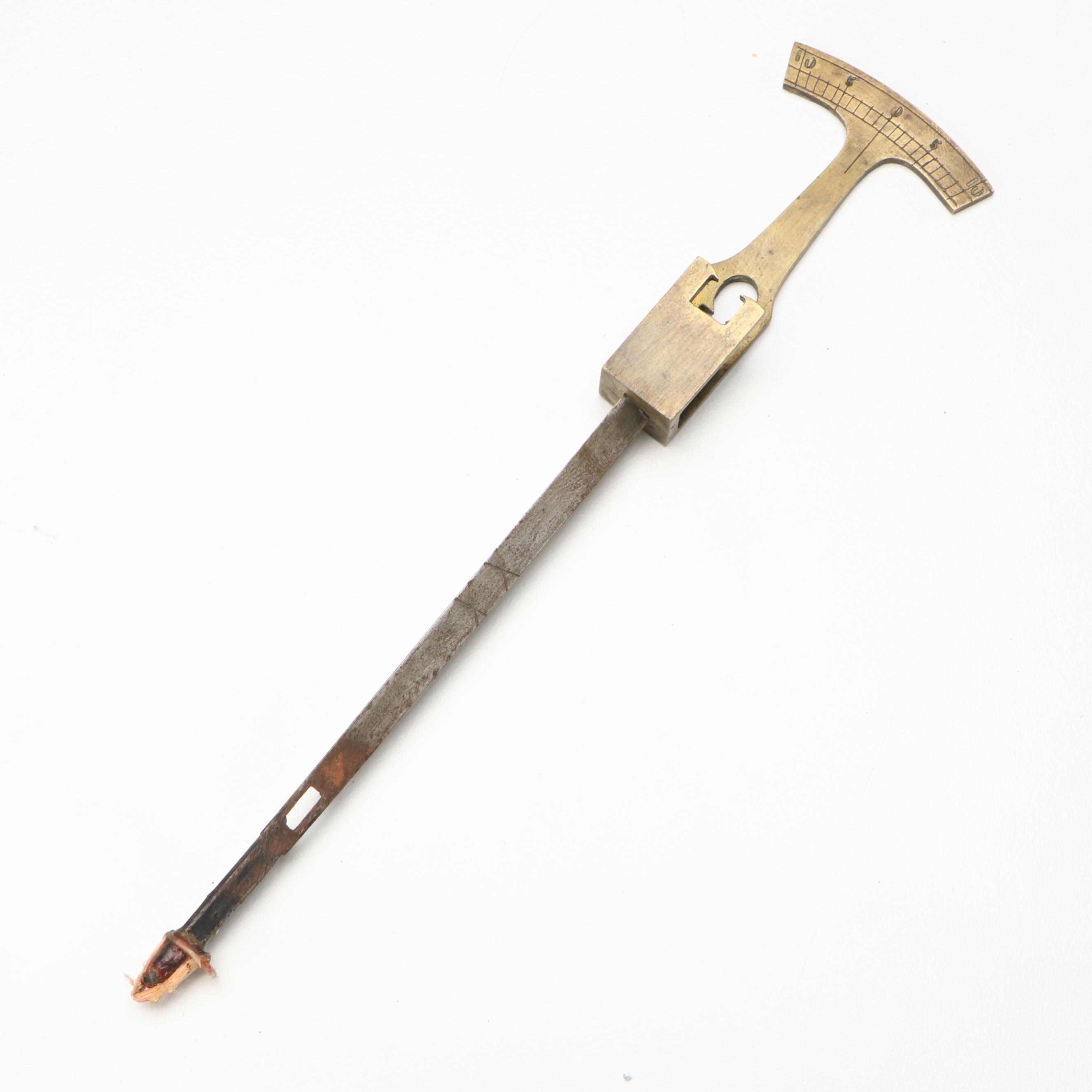 Kentucky Wooden Apothecary Scale and Weights, Late 19th Century