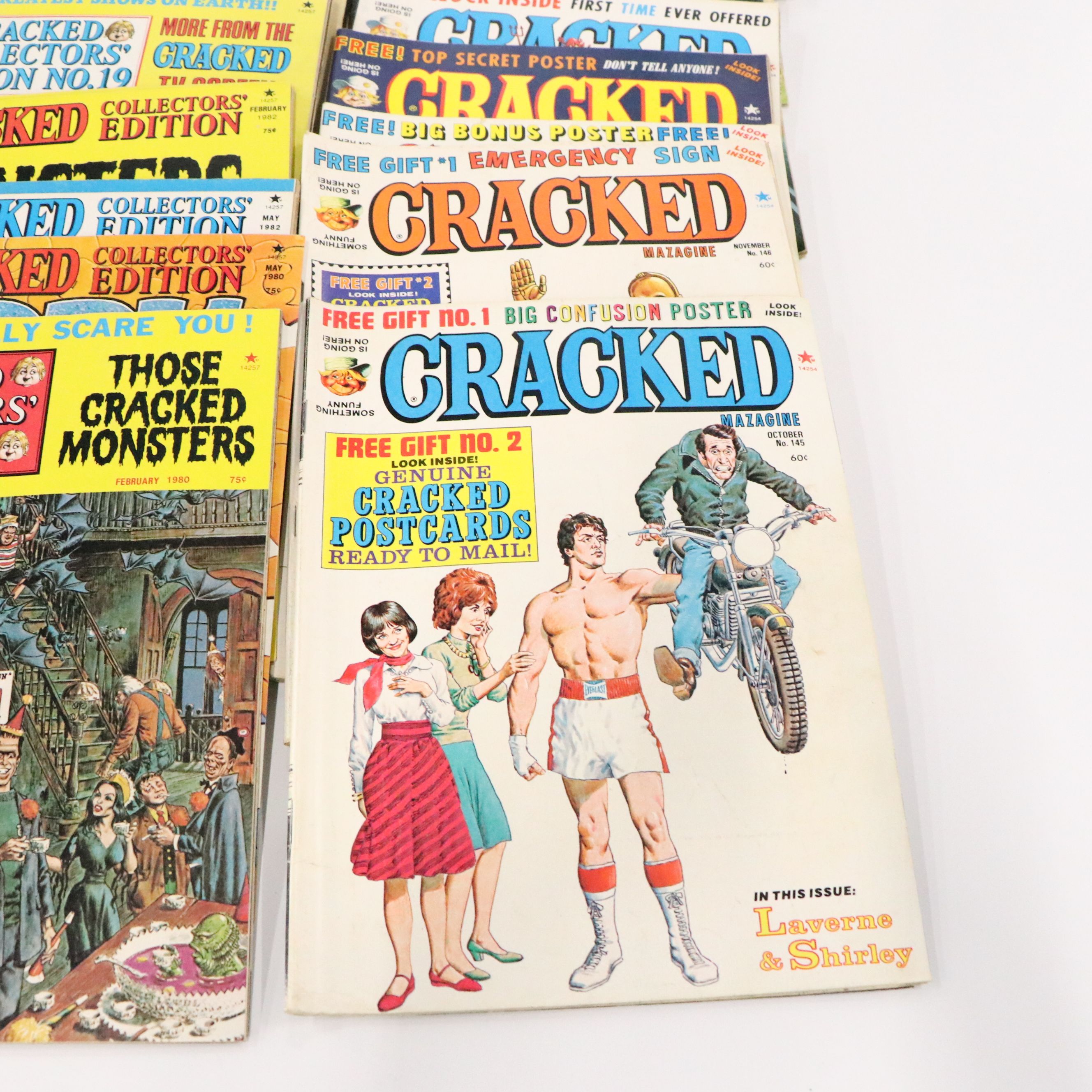 Collector's Edition and More "Cracked" Magazine Collection, Late 20th Century