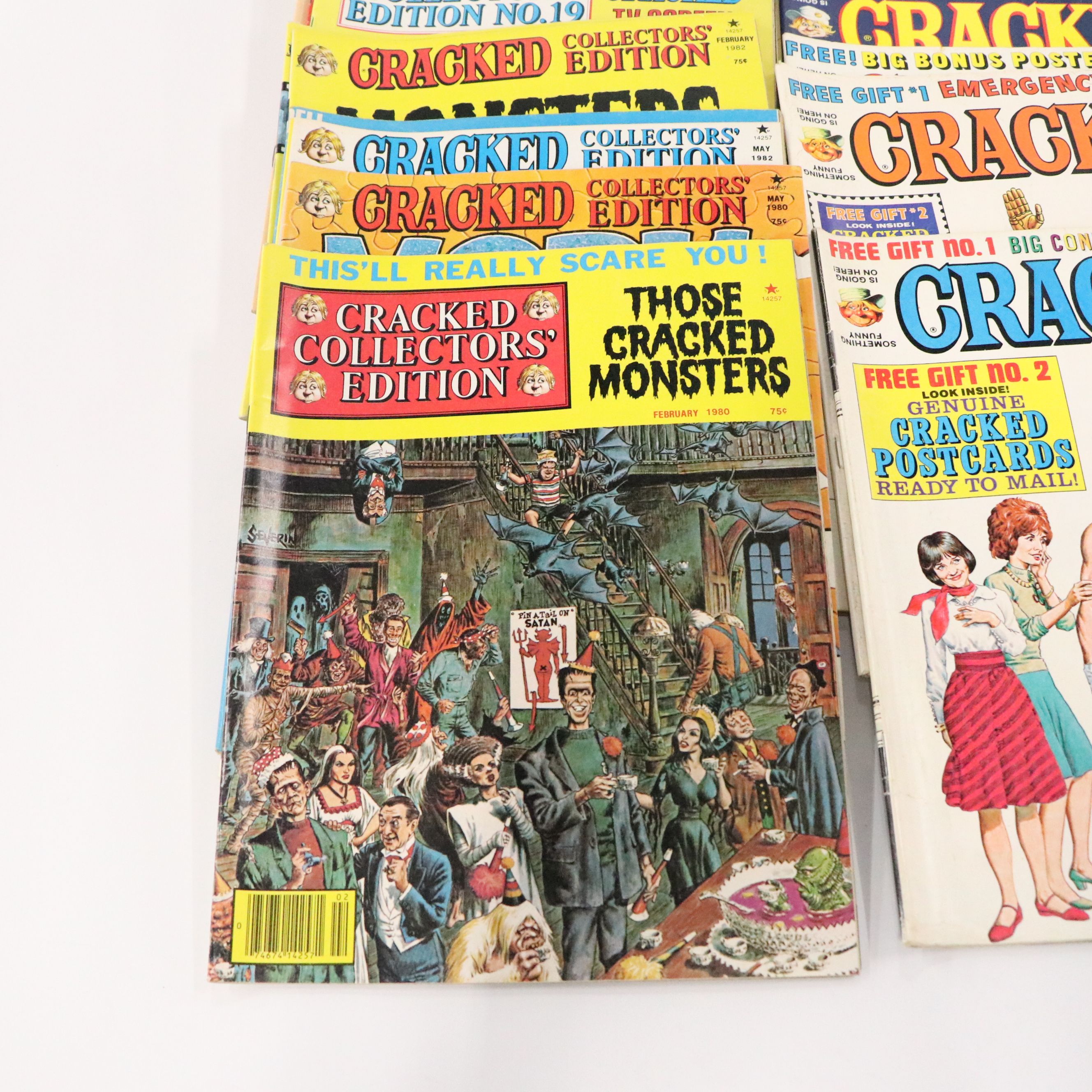 Collector's Edition and More "Cracked" Magazine Collection, Late 20th Century