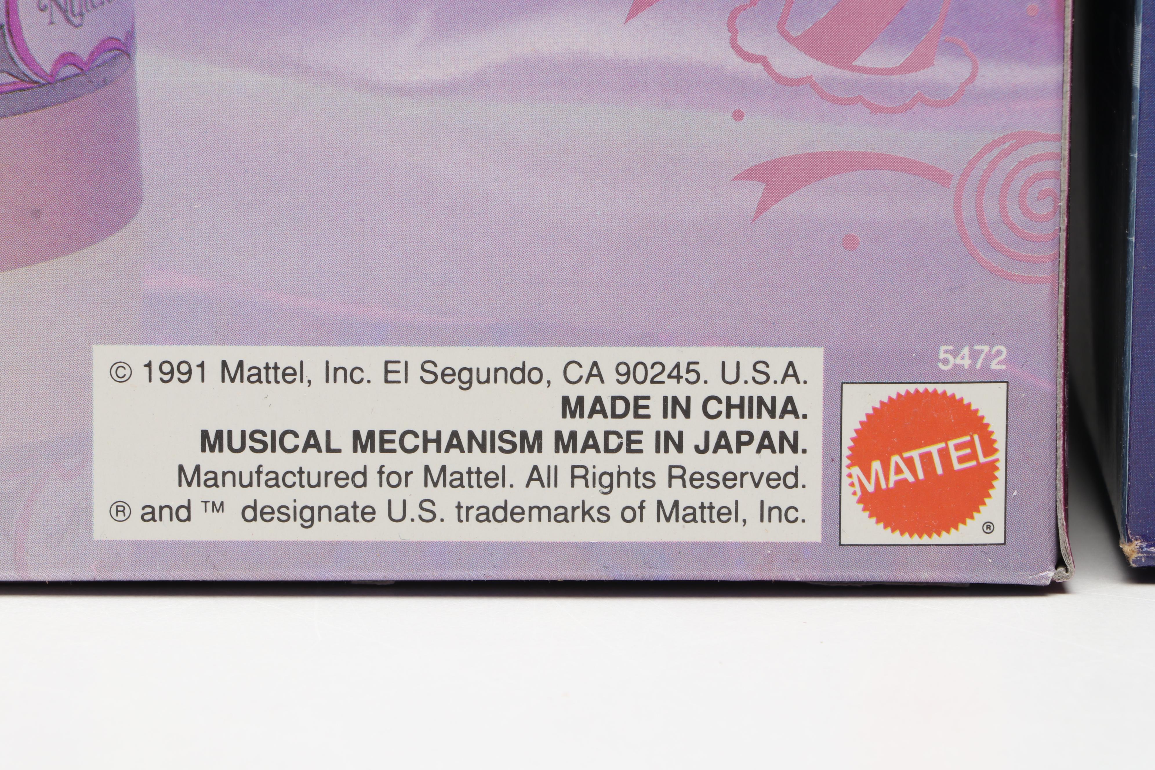 Mattel "Swan Lake" and "Nutcracker" Barbie Musical Ballerina Dolls