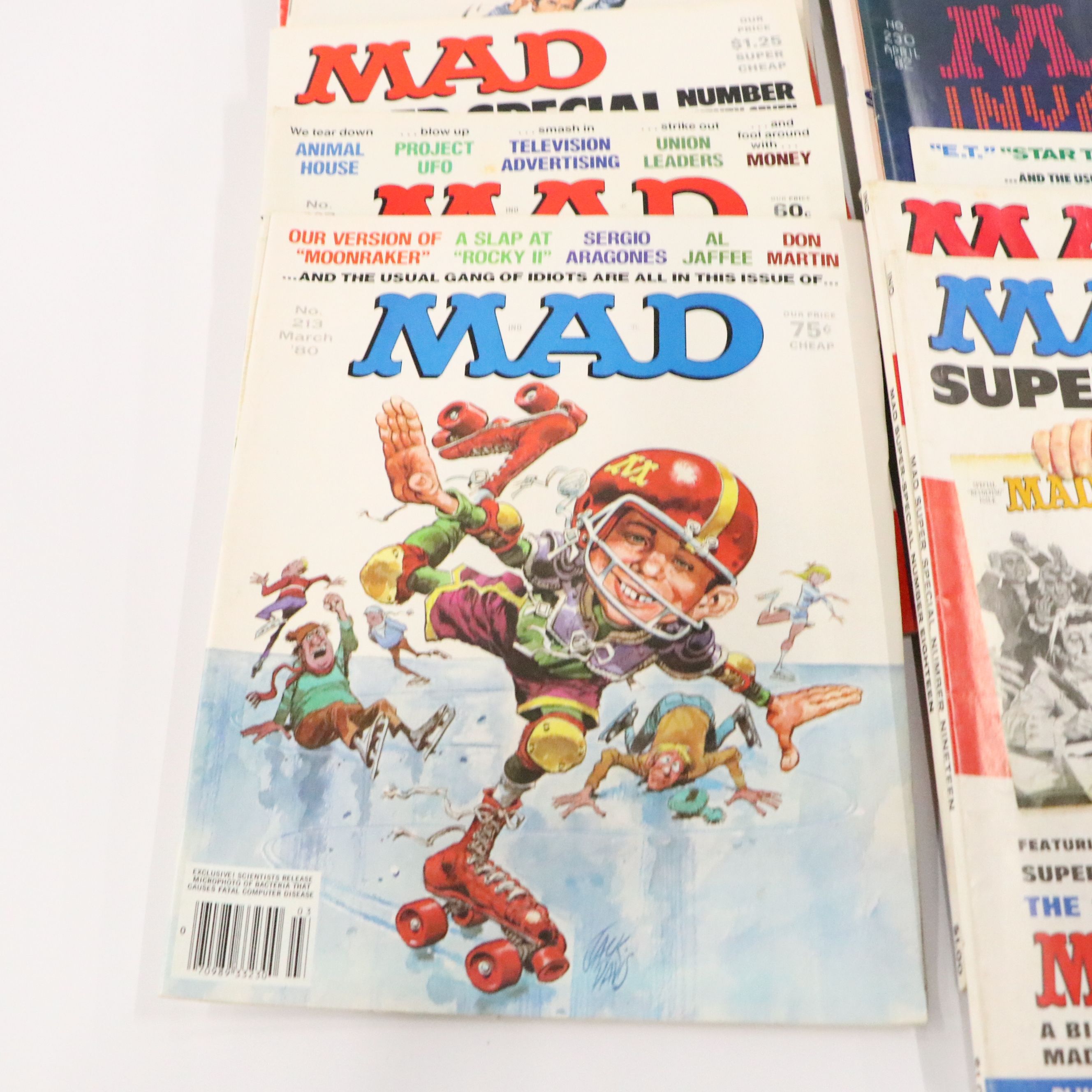 "MAD" and "Crazy" Magazine with "The National Crumb" and More Issues, 1970s